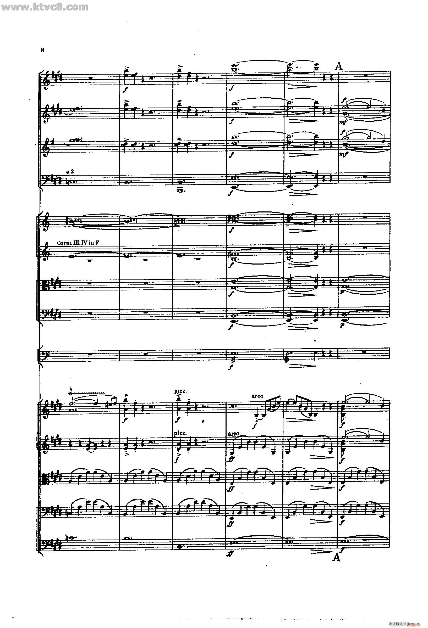 舍赫拉查达交响组曲 作品35 第一部分(总谱)6