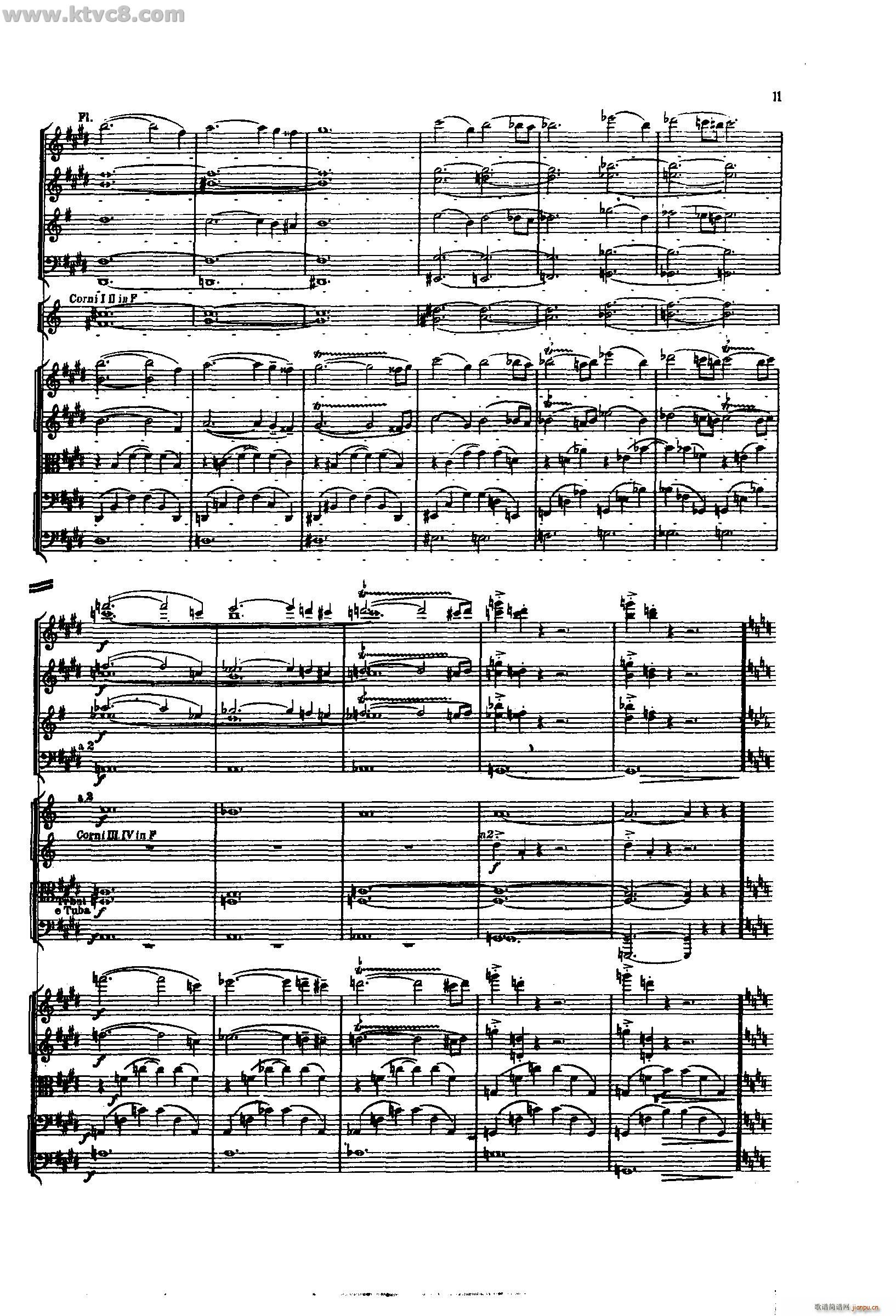 舍赫拉查达交响组曲 作品35 第一部分(总谱)9