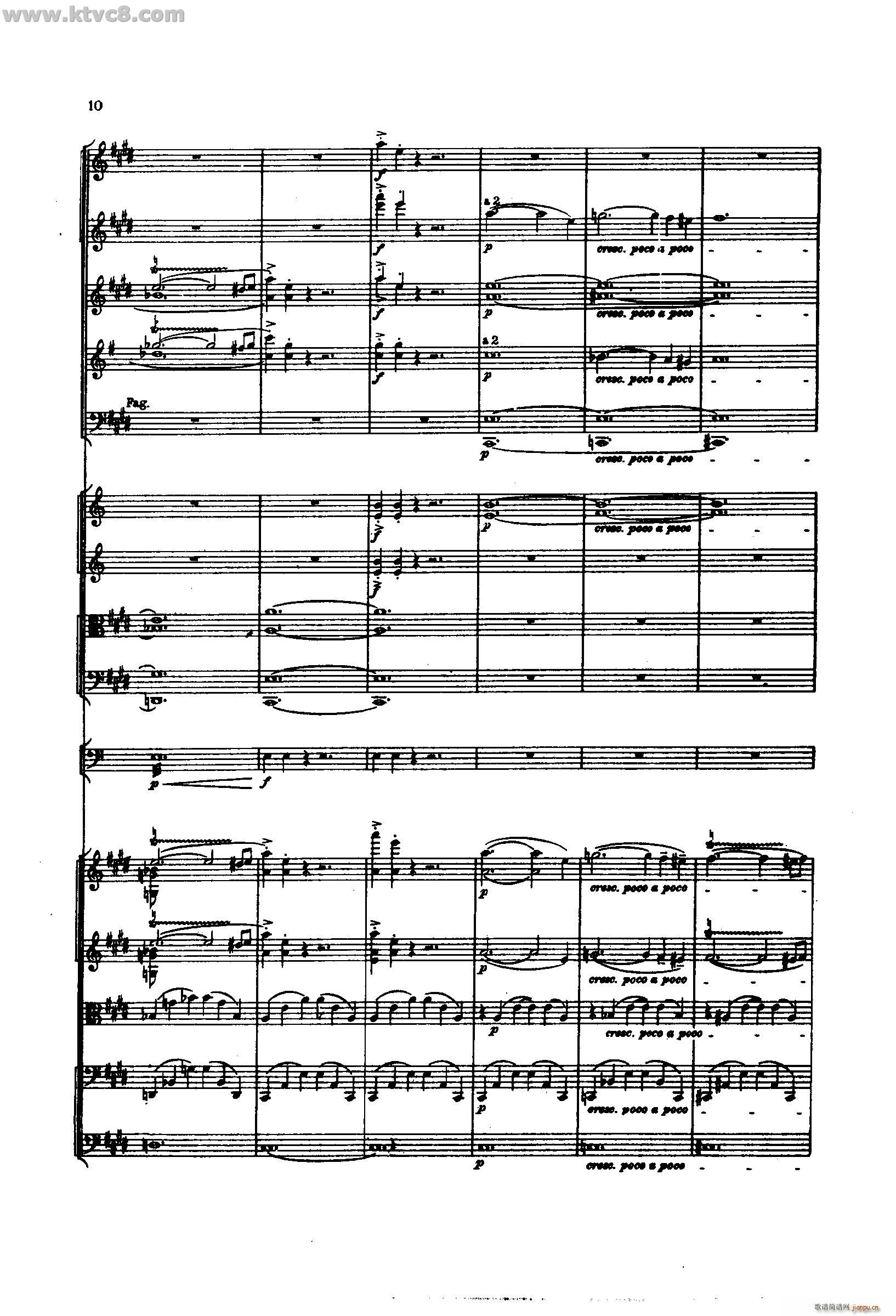 舍赫拉查达交响组曲 作品35 第一部分(总谱)8