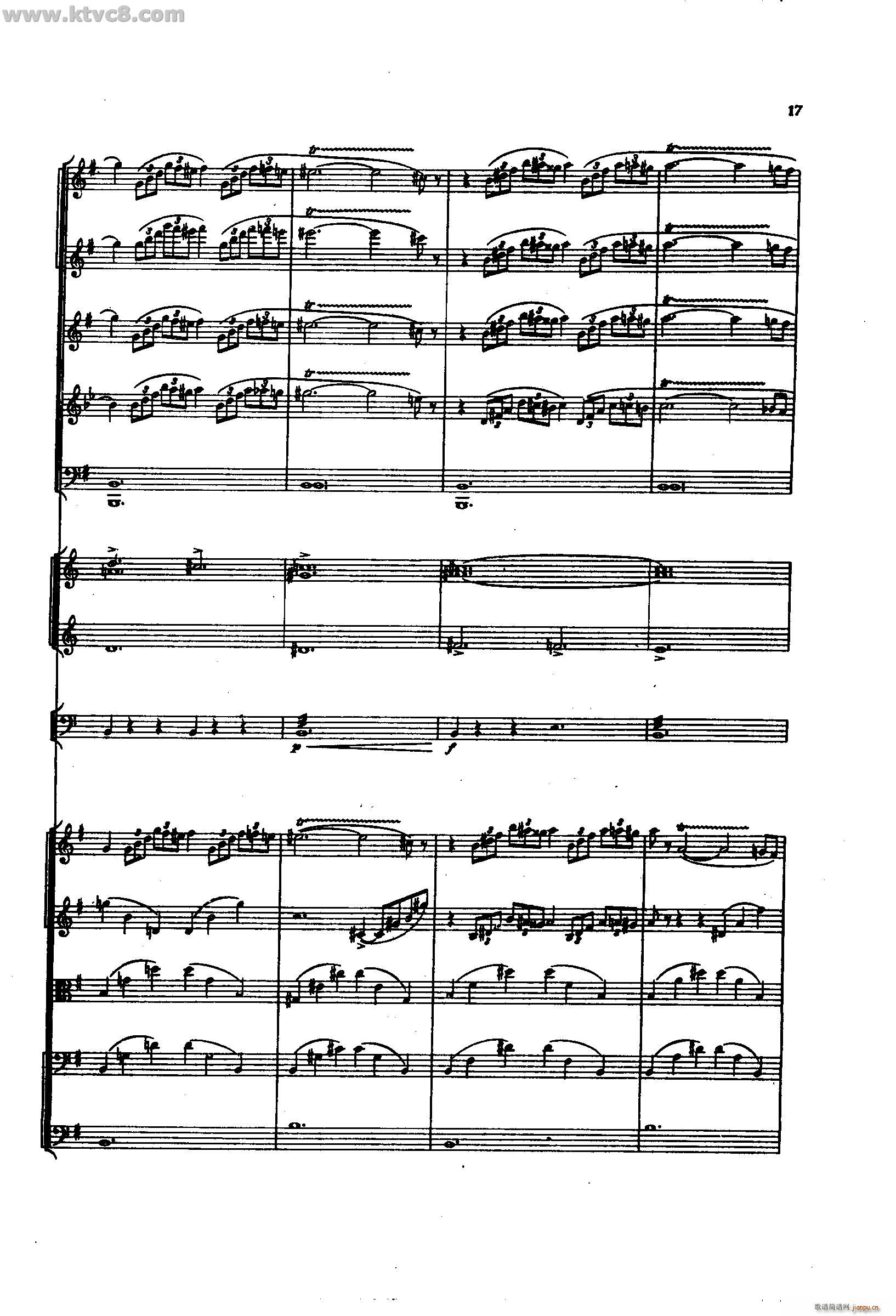 舍赫拉查达交响组曲 作品35 第一部分(总谱)15