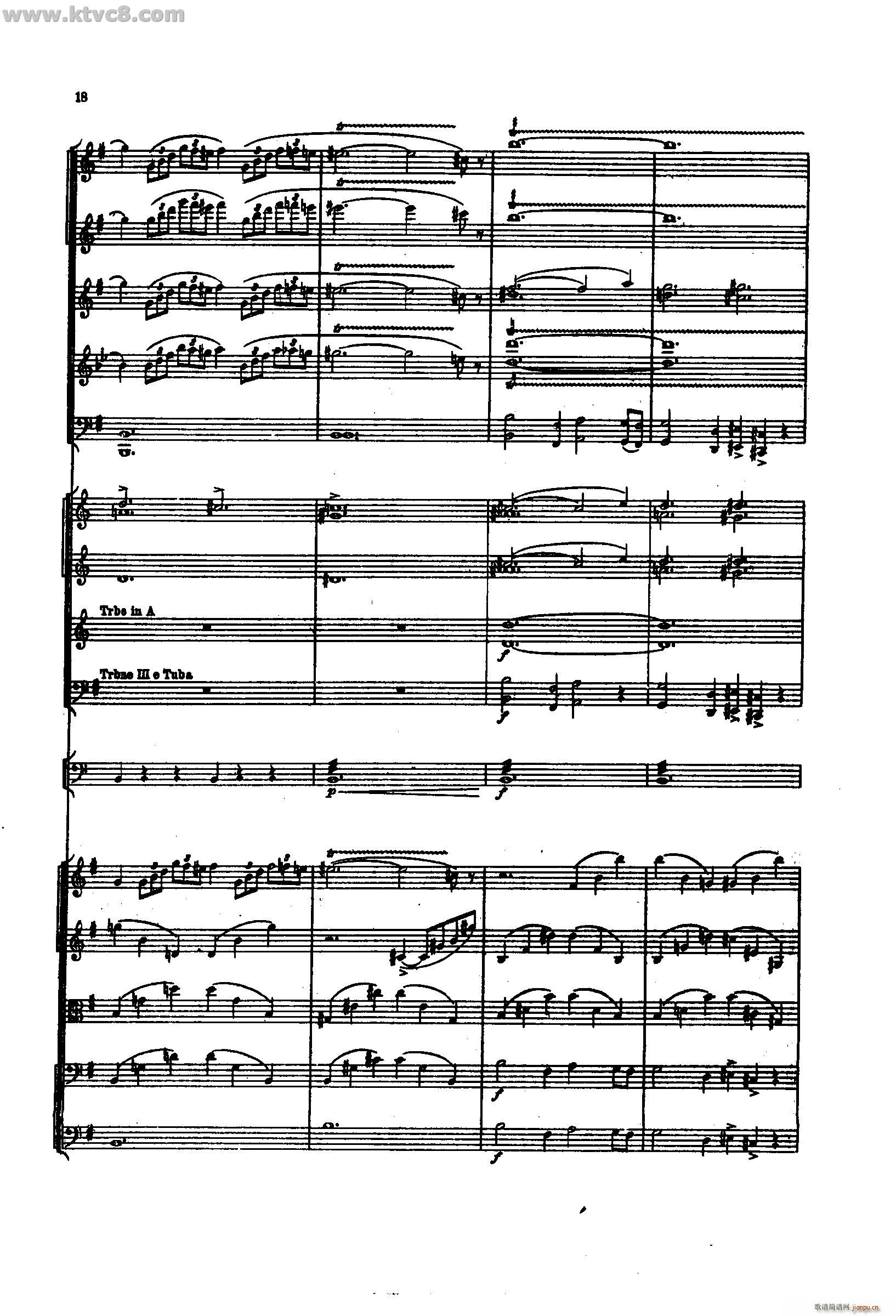 舍赫拉查达交响组曲 作品35 第一部分(总谱)16