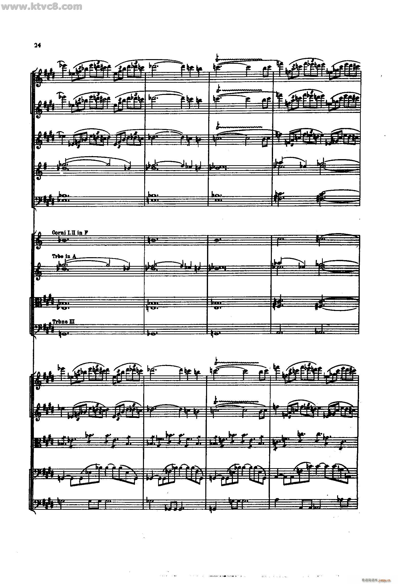 舍赫拉查达交响组曲 作品35 第一部分(总谱)22