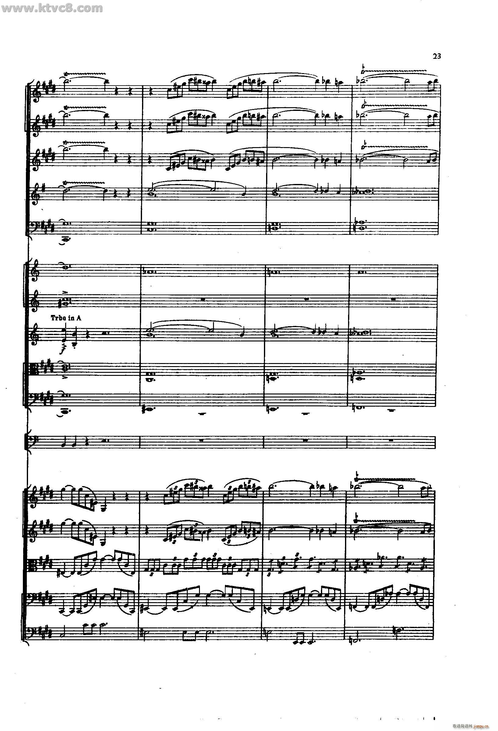 舍赫拉查达交响组曲 作品35 第一部分(总谱)21