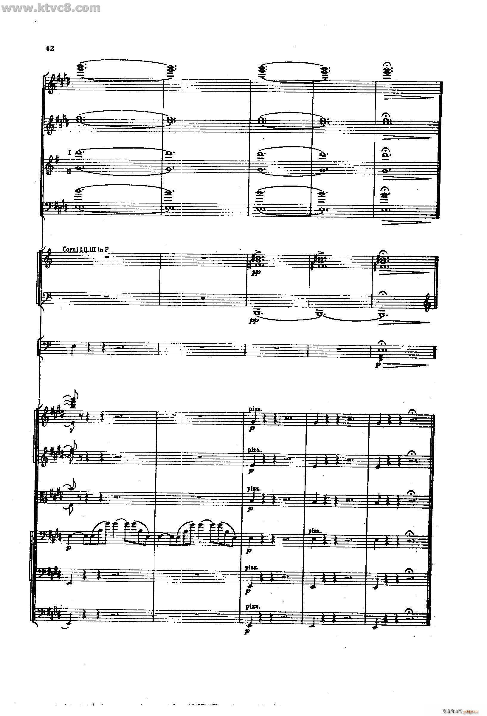 舍赫拉查达交响组曲 作品35 第一部分(总谱)40