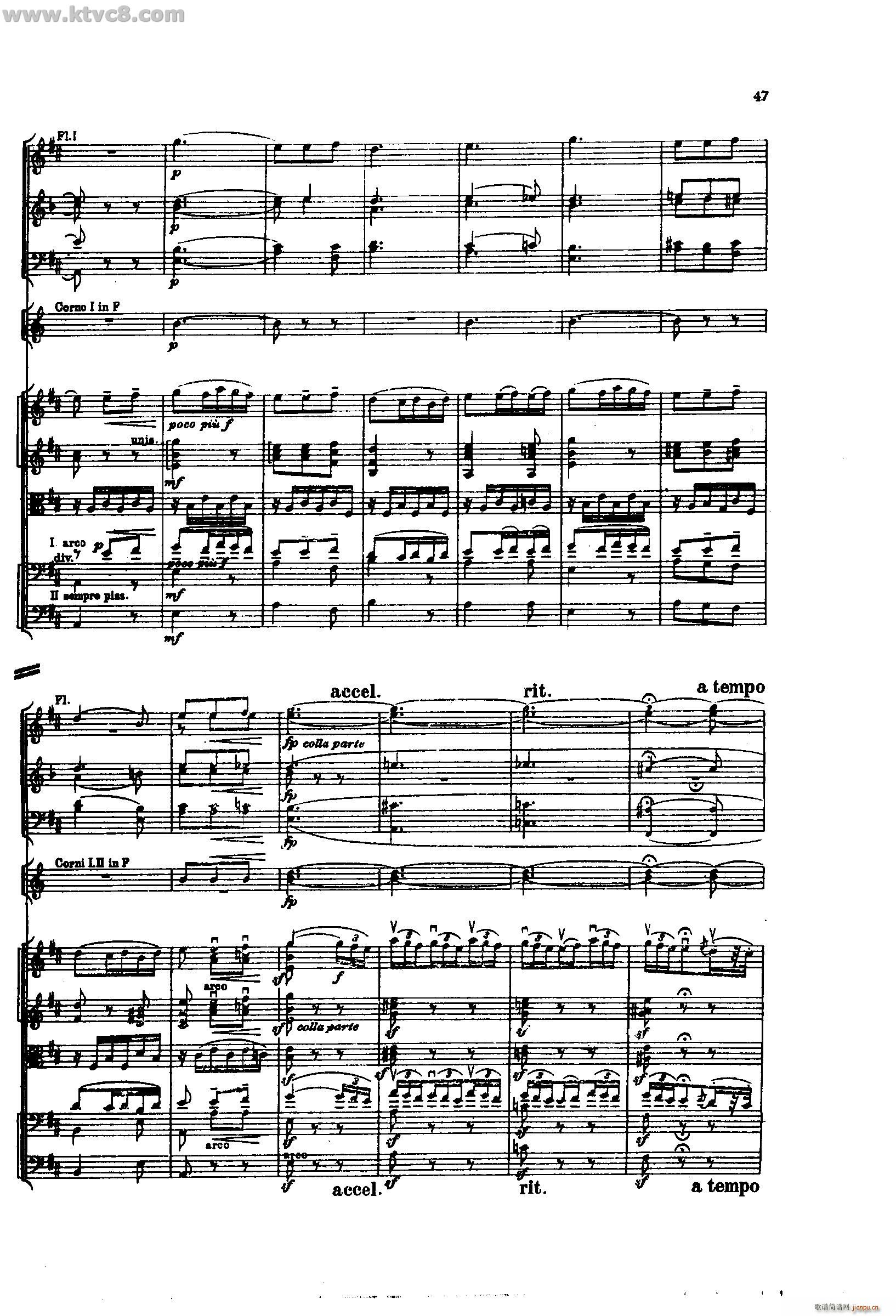 舍赫拉查达交响组曲 作品35 第二部分(总谱)1