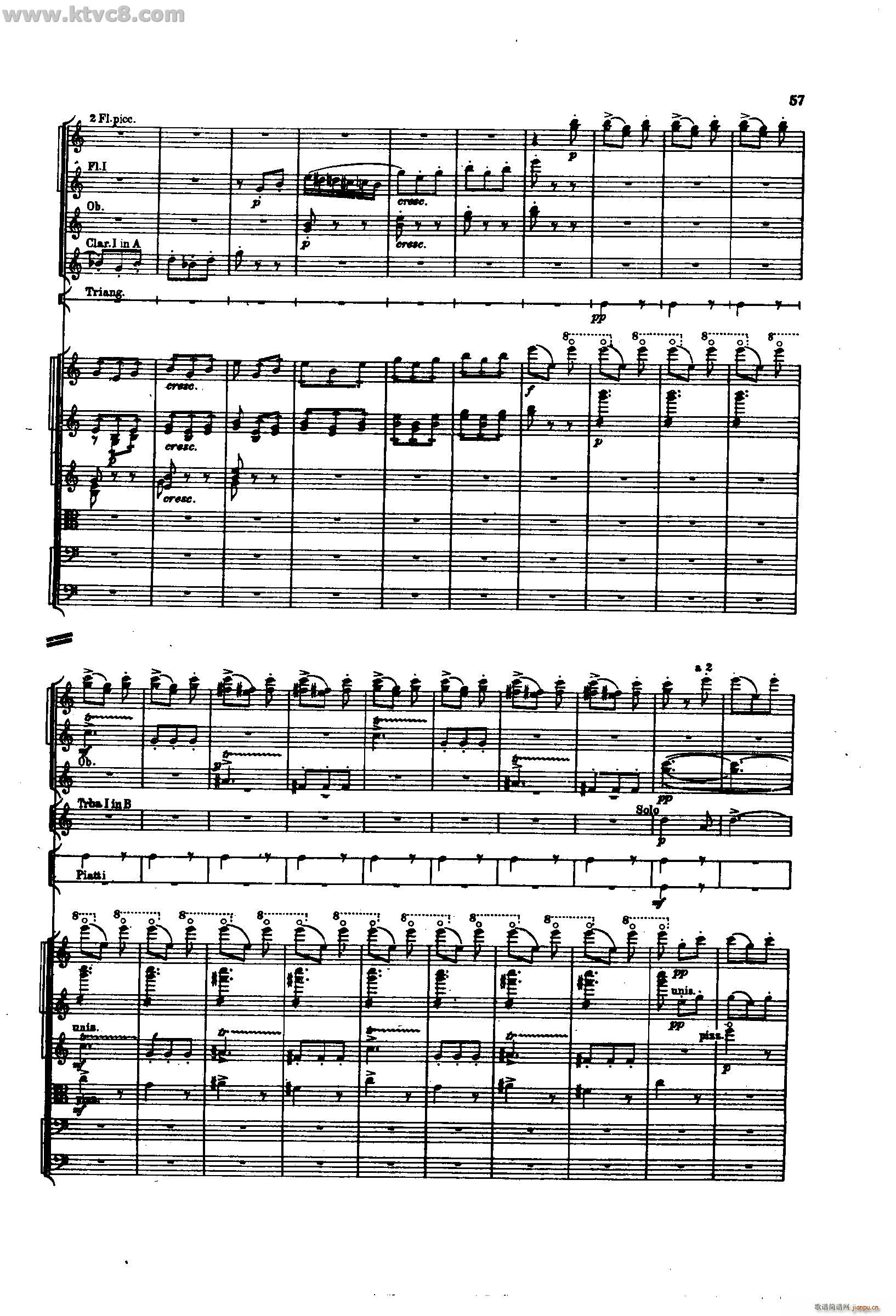 舍赫拉查达交响组曲 作品35 第二部分(总谱)11