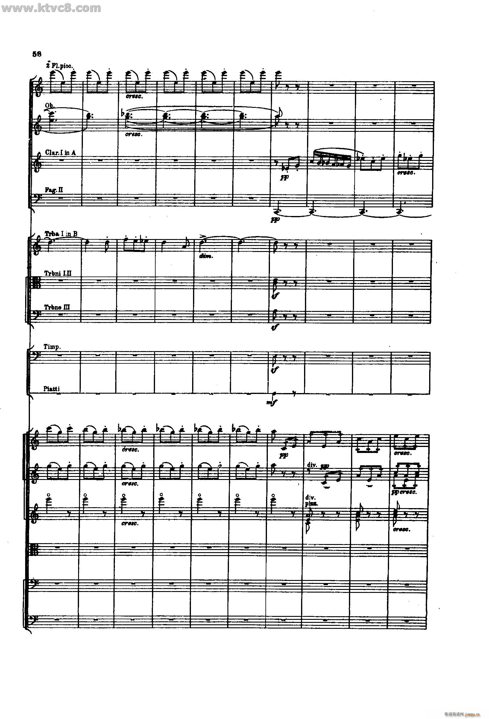 舍赫拉查达交响组曲 作品35 第二部分(总谱)12