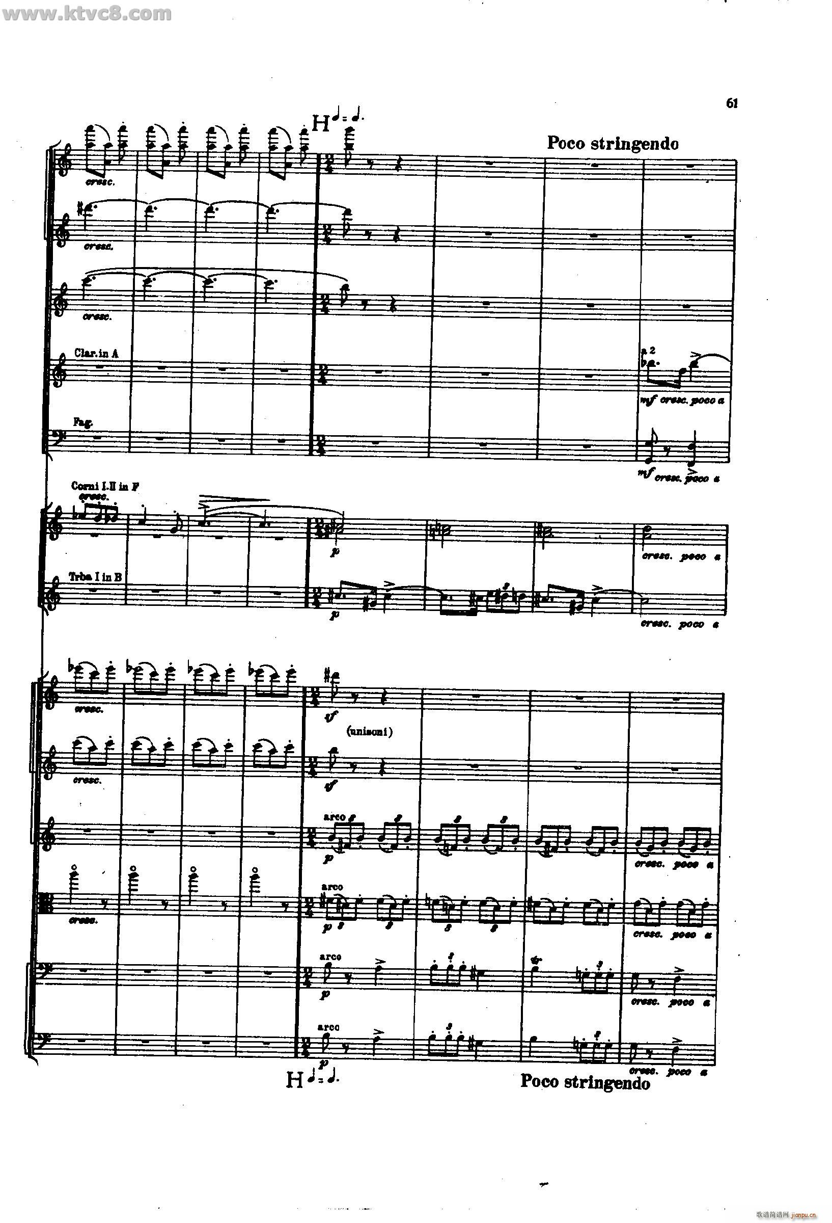 舍赫拉查达交响组曲 作品35 第二部分(总谱)15