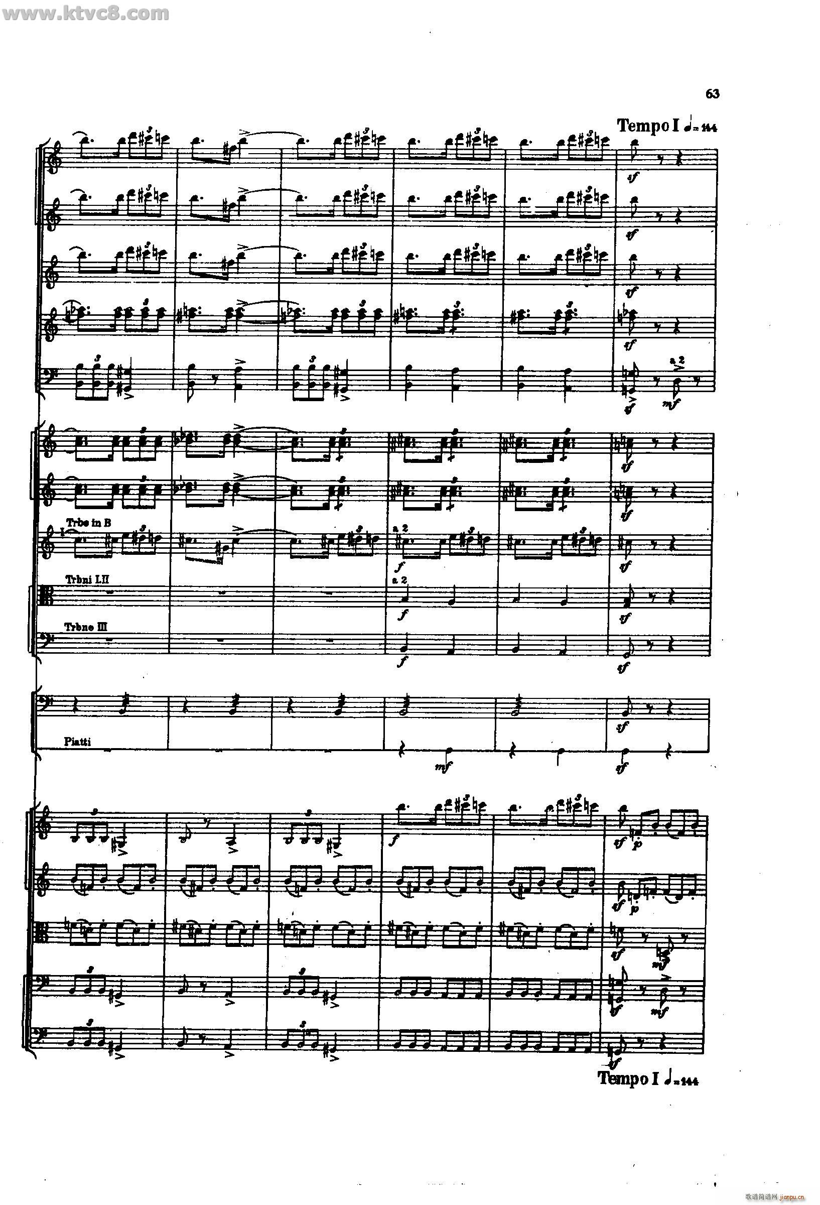 舍赫拉查达交响组曲 作品35 第二部分(总谱)17