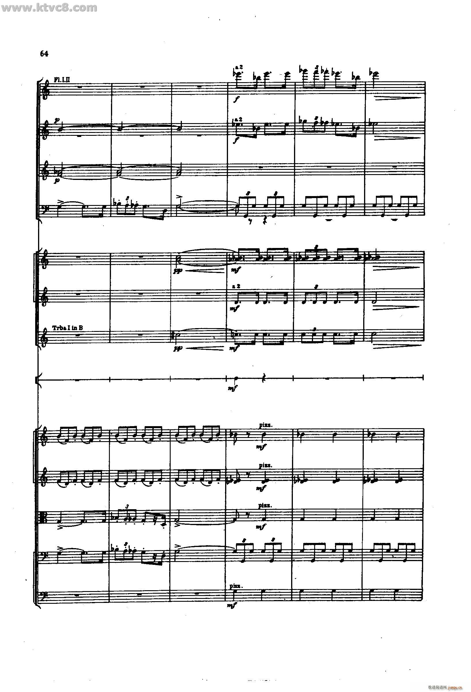 舍赫拉查达交响组曲 作品35 第二部分(总谱)18