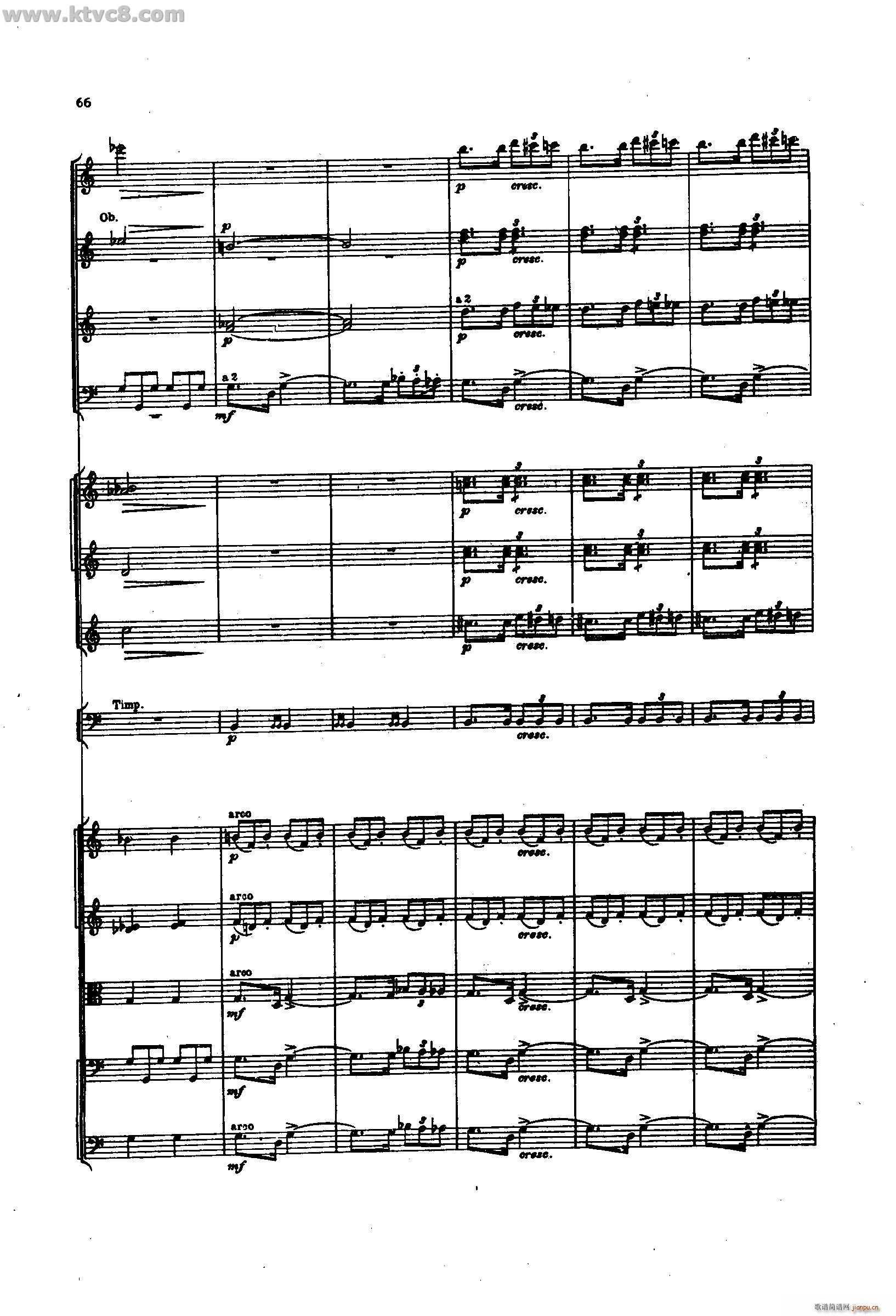 舍赫拉查达交响组曲 作品35 第二部分(总谱)20