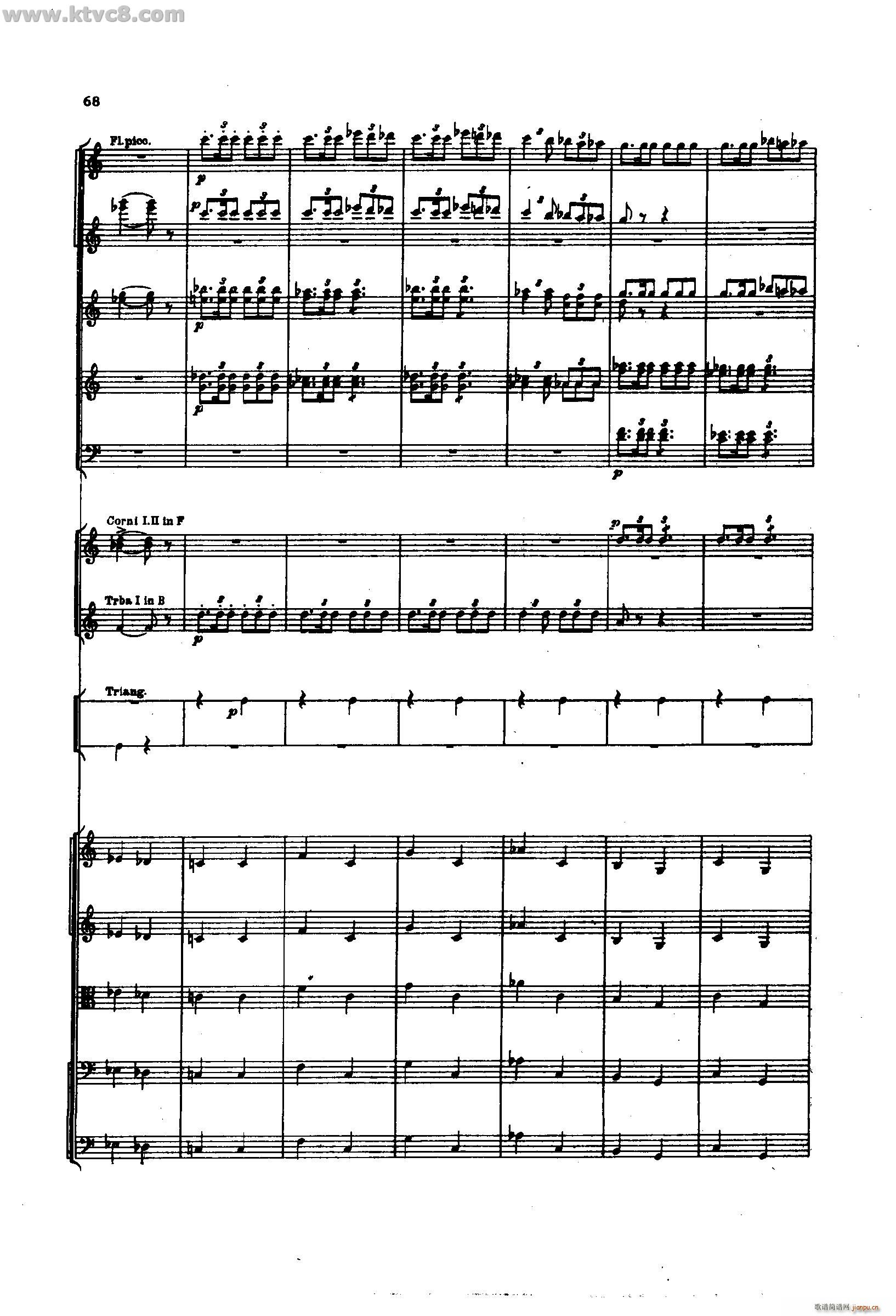 舍赫拉查达交响组曲 作品35 第二部分(总谱)22