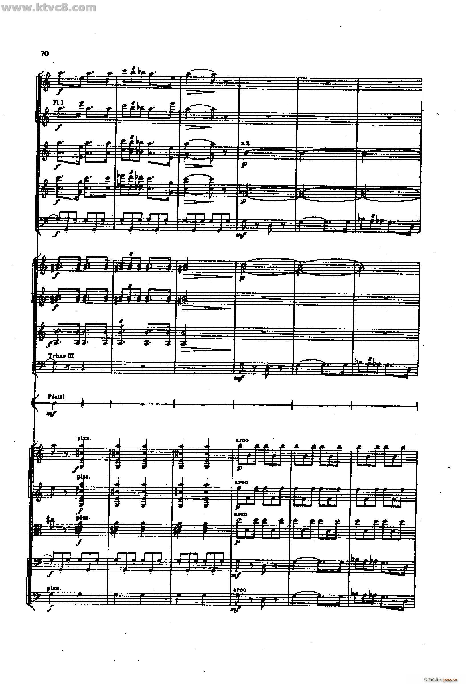 舍赫拉查达交响组曲 作品35 第二部分(总谱)24