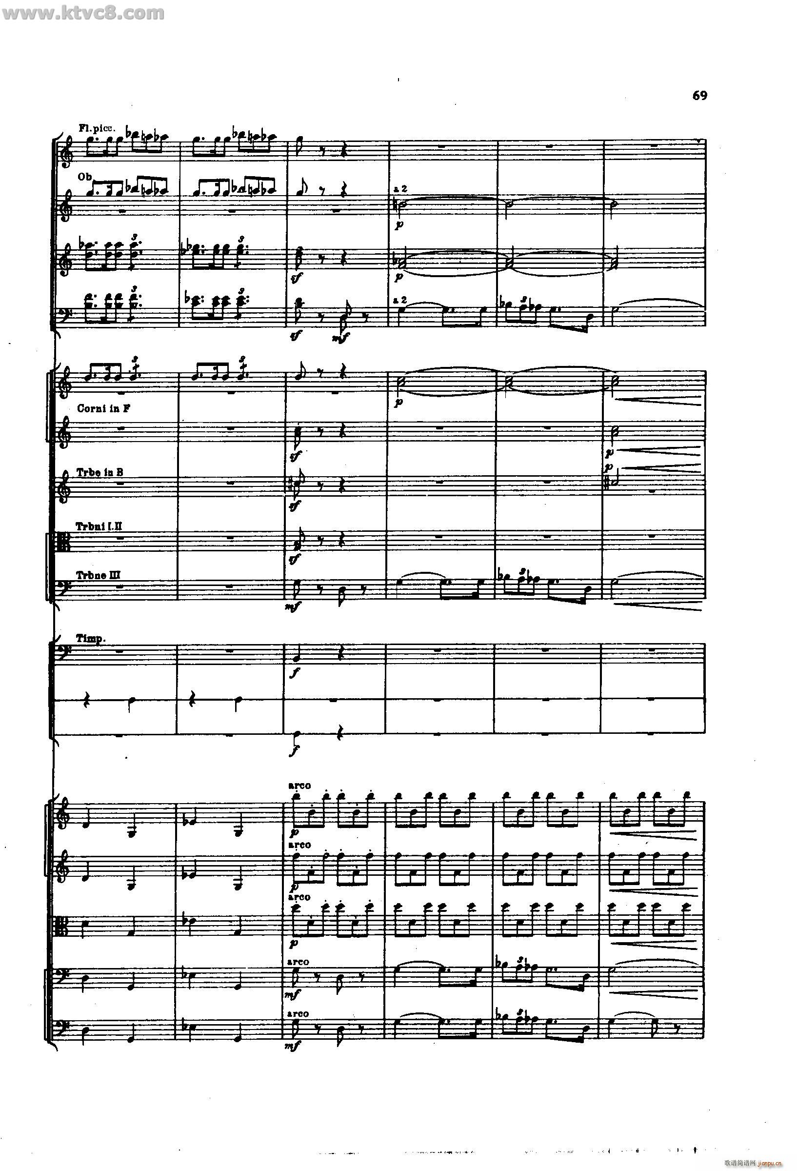 舍赫拉查达交响组曲 作品35 第二部分(总谱)23