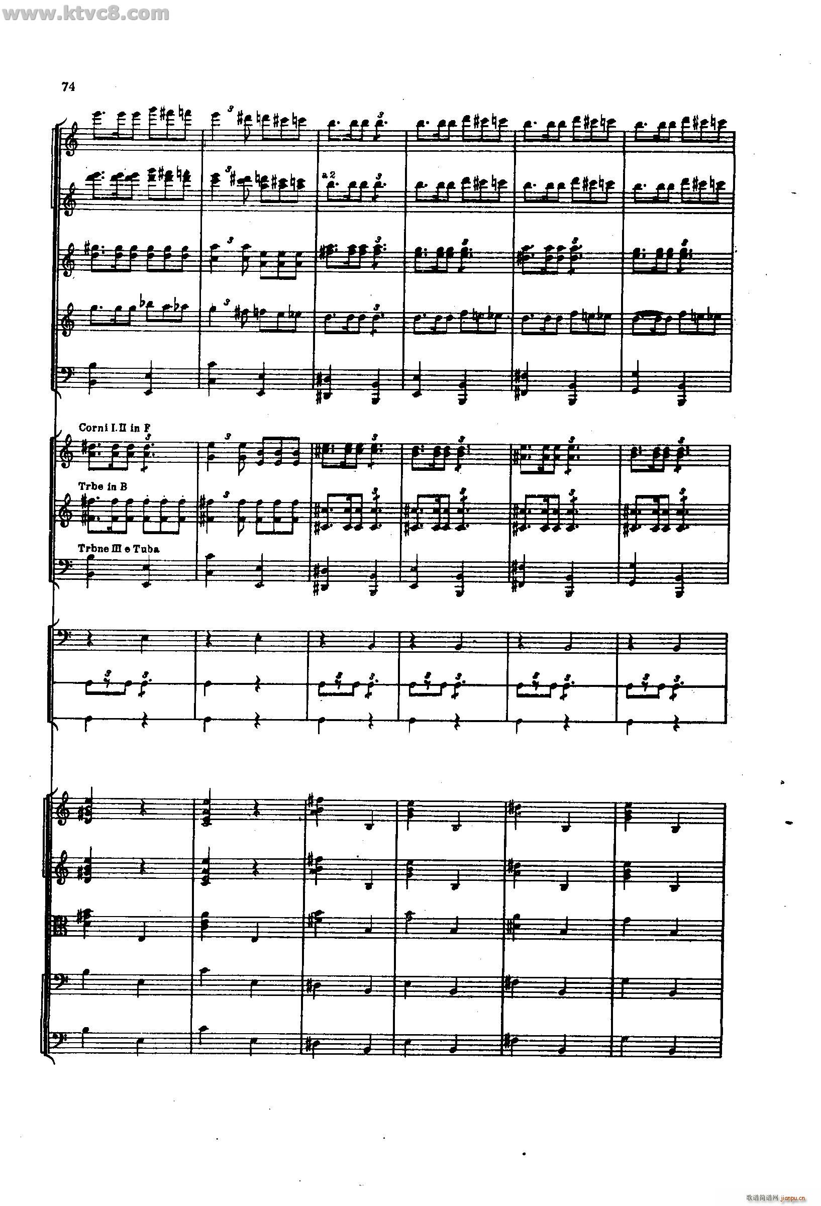 舍赫拉查达交响组曲 作品35 第二部分(总谱)28