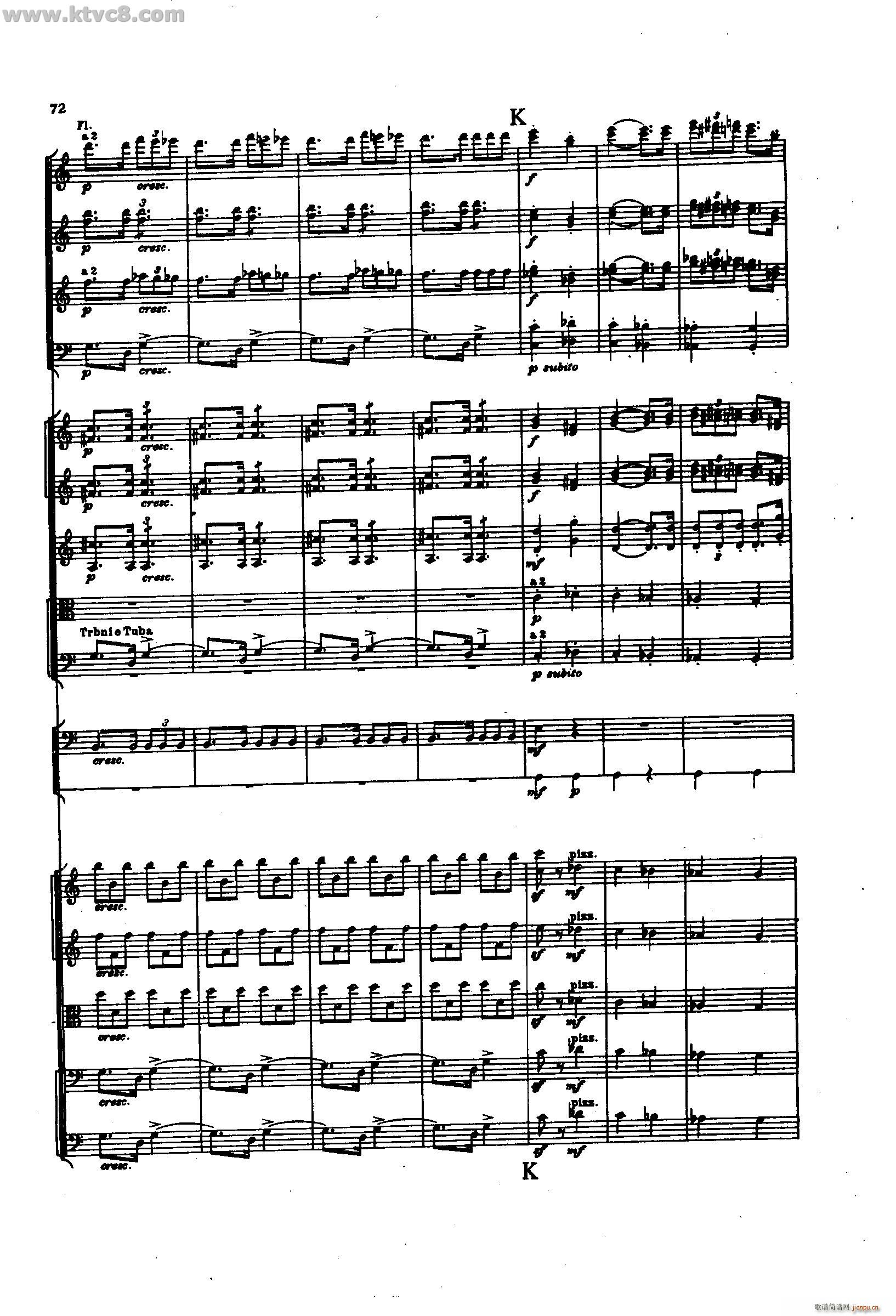 舍赫拉查达交响组曲 作品35 第二部分(总谱)26