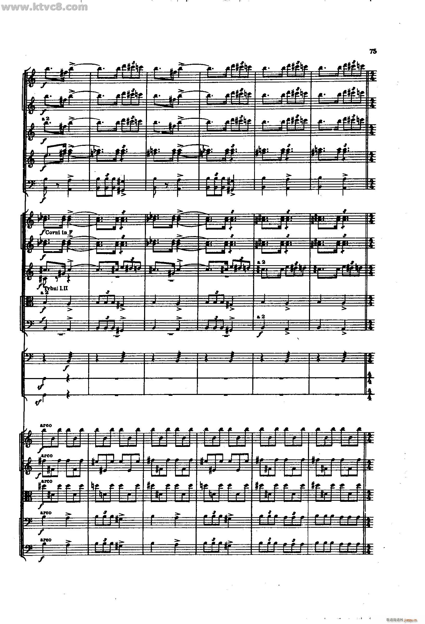 舍赫拉查达交响组曲 作品35 第二部分(总谱)29