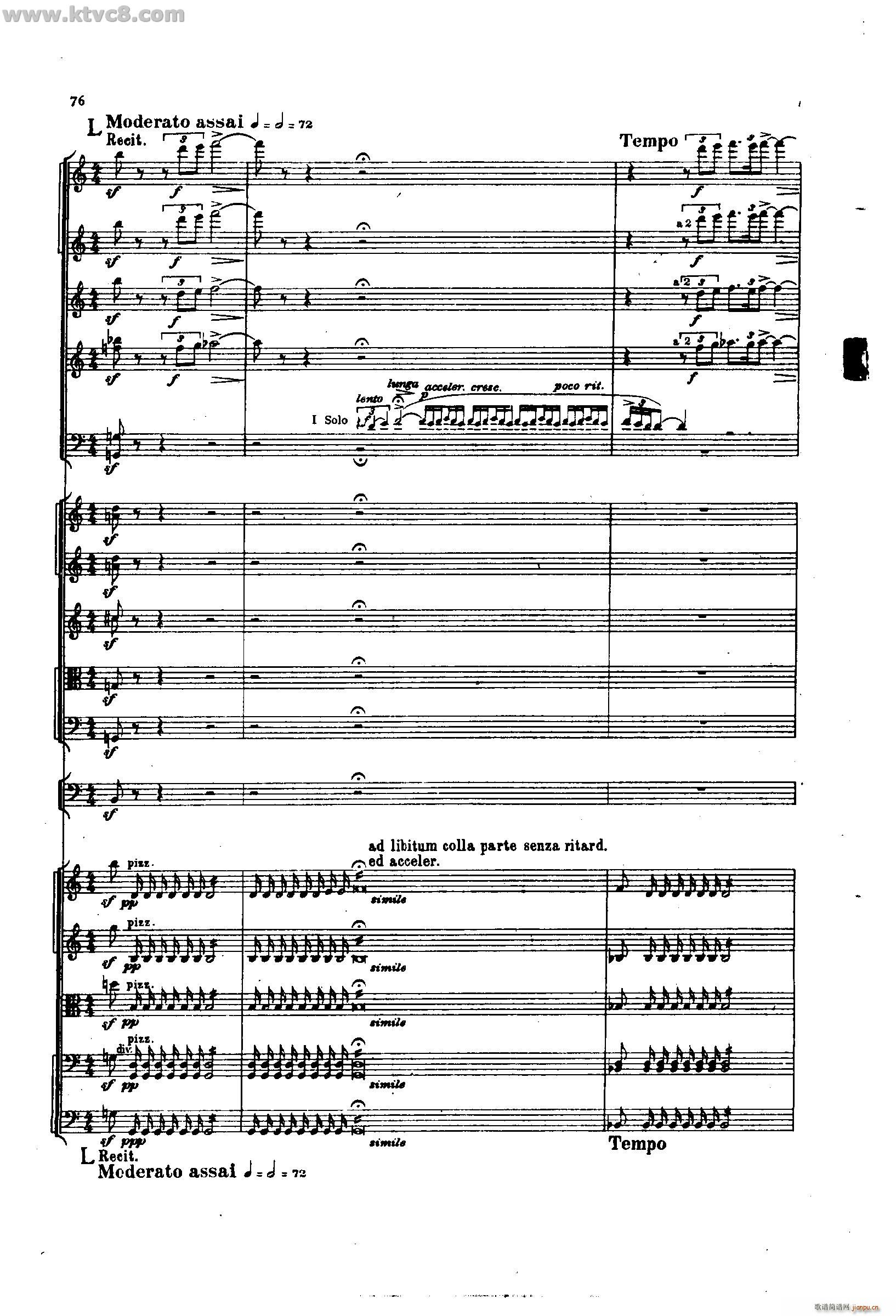 舍赫拉查达交响组曲 作品35 第二部分(总谱)30