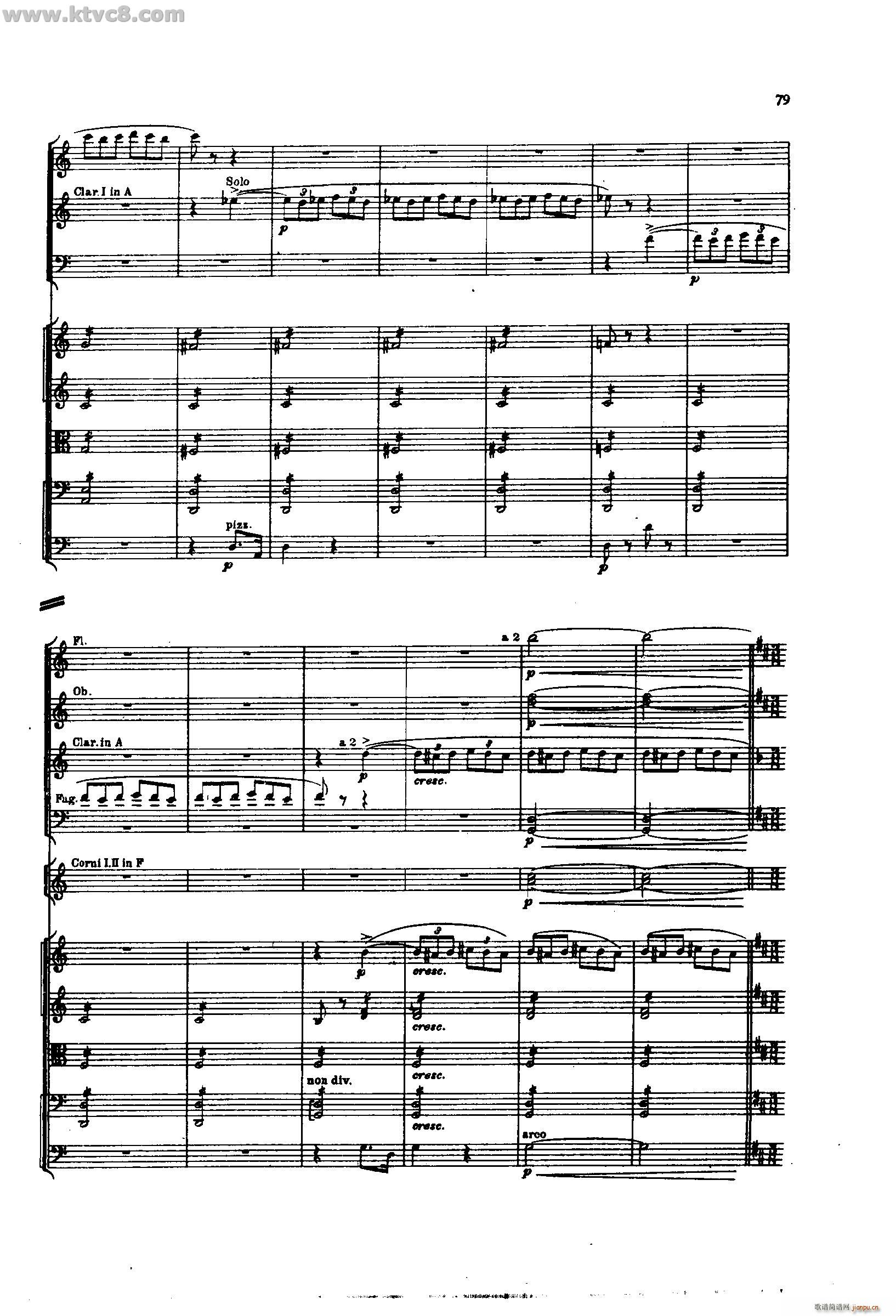 舍赫拉查达交响组曲 作品35 第二部分(总谱)33