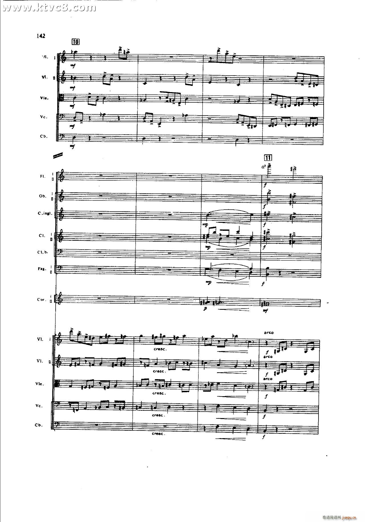 朱践耳 第一交响曲之四 共五部分(总谱)22