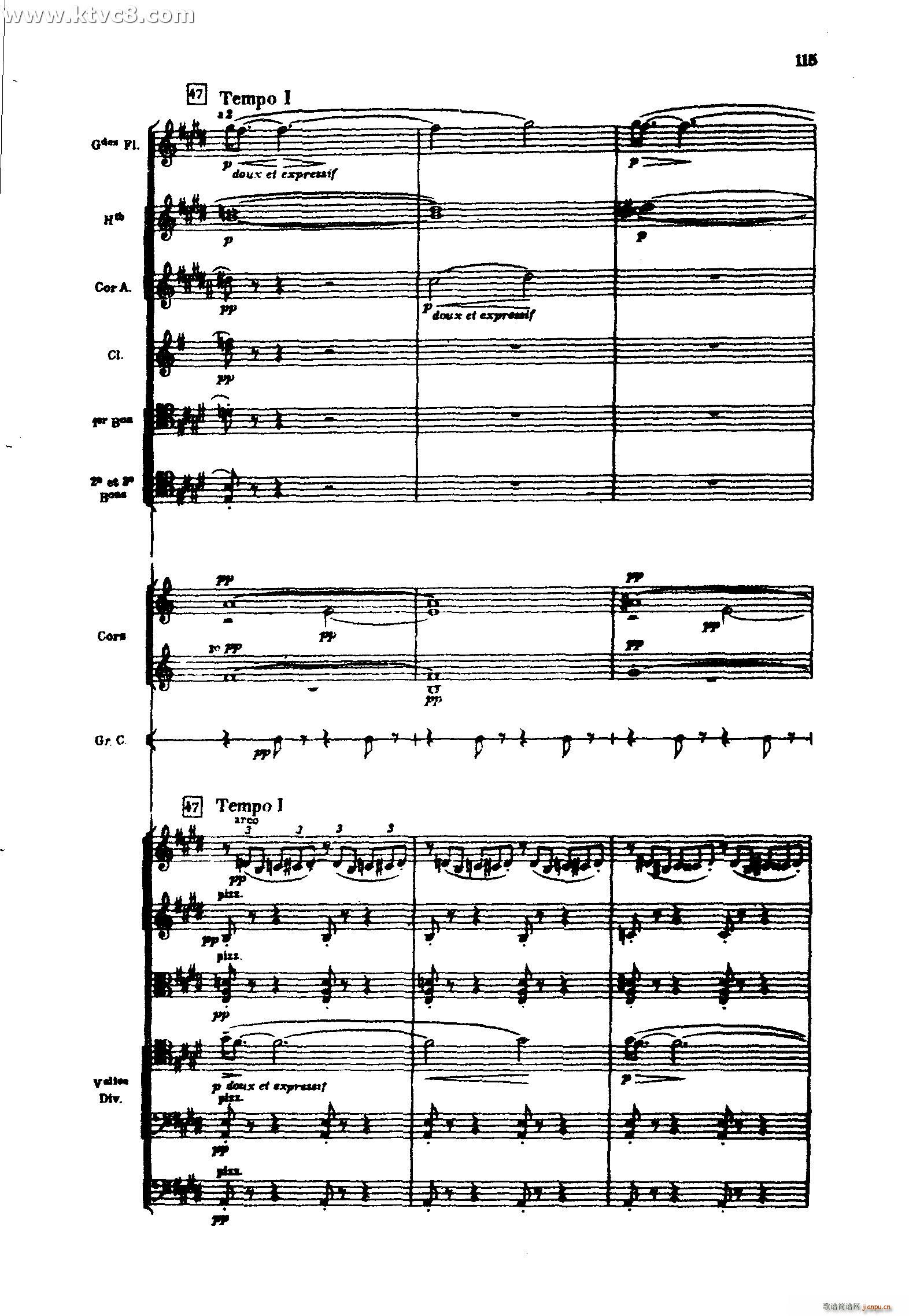 海 三首交响素描之三 风与海的对话(总谱)15