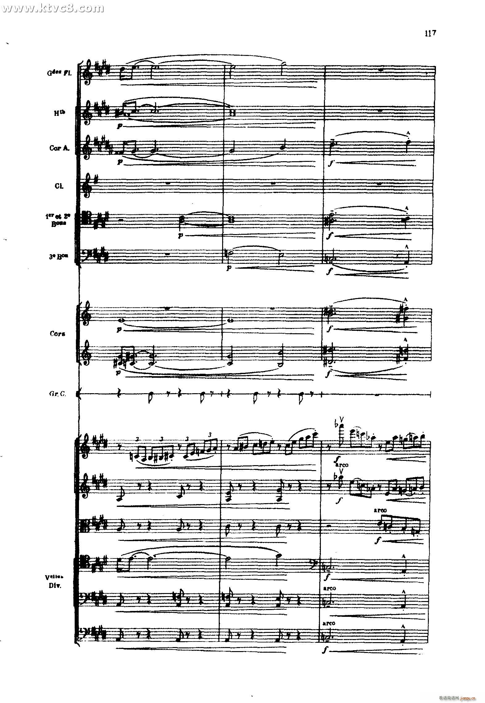 海 三首交响素描之三 风与海的对话(总谱)17