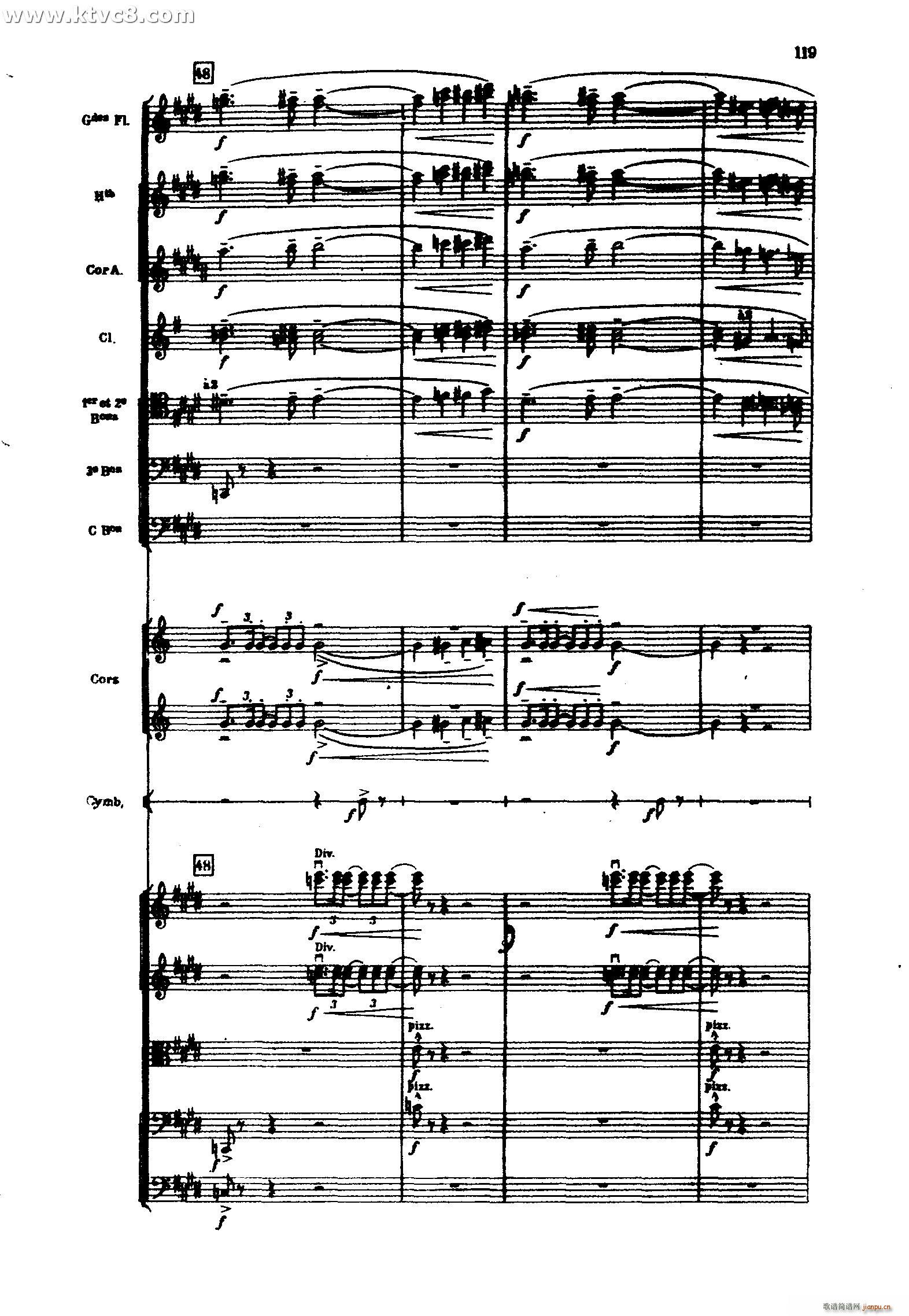 海 三首交响素描之三 风与海的对话(总谱)19