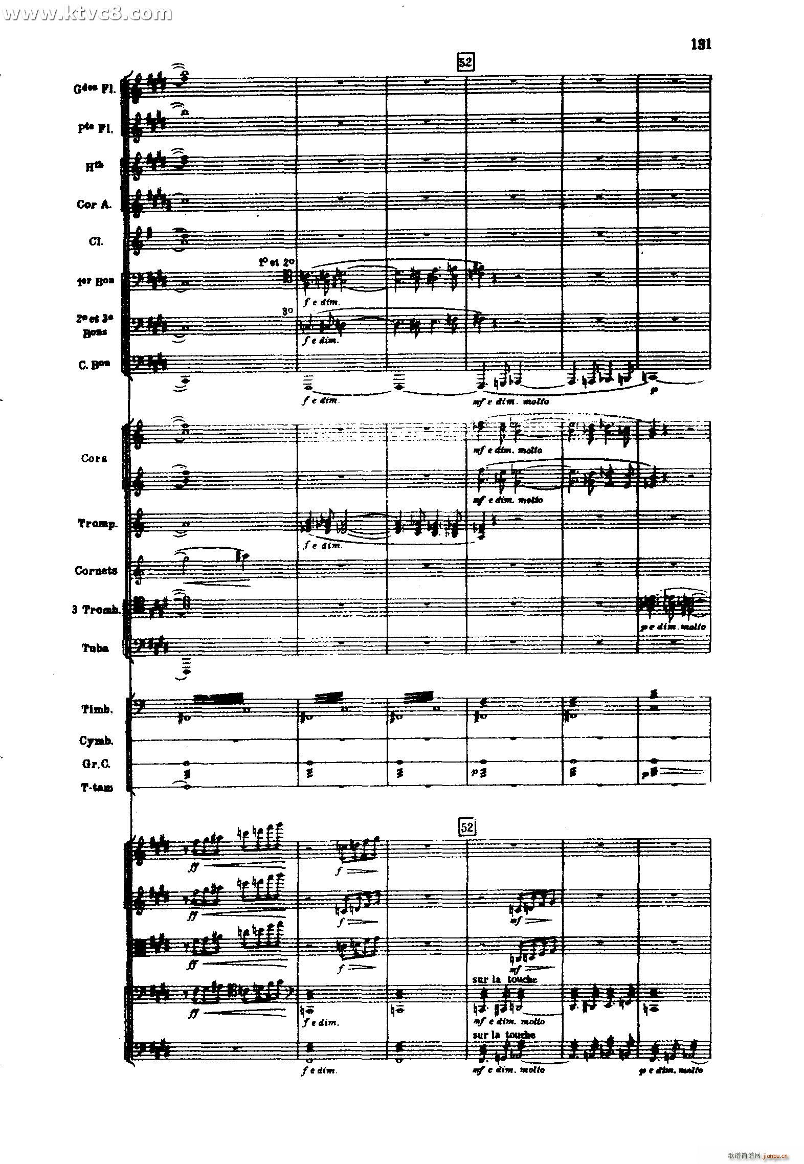 海 三首交响素描之三 风与海的对话(总谱)31