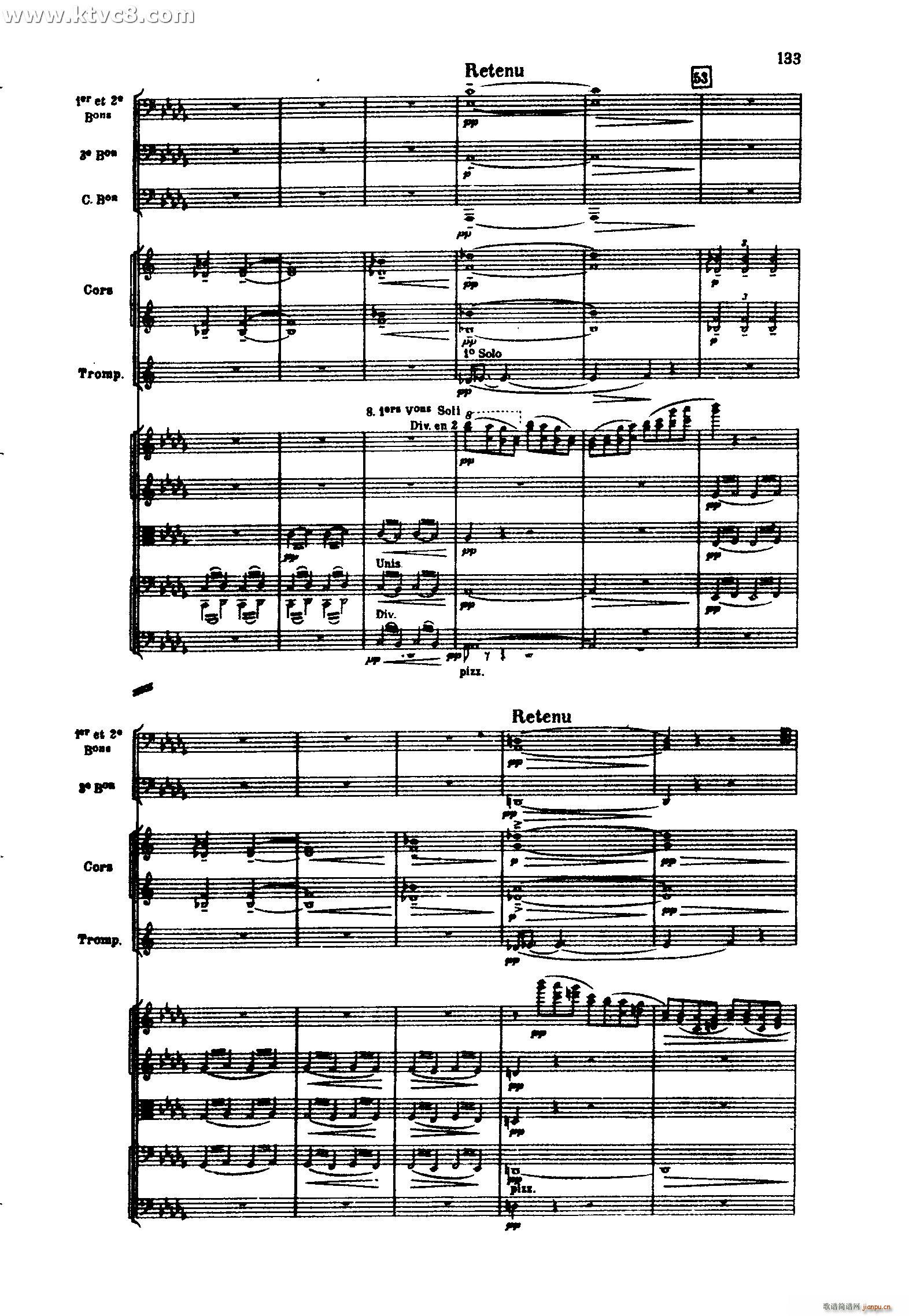 海 三首交响素描之三 风与海的对话(总谱)33