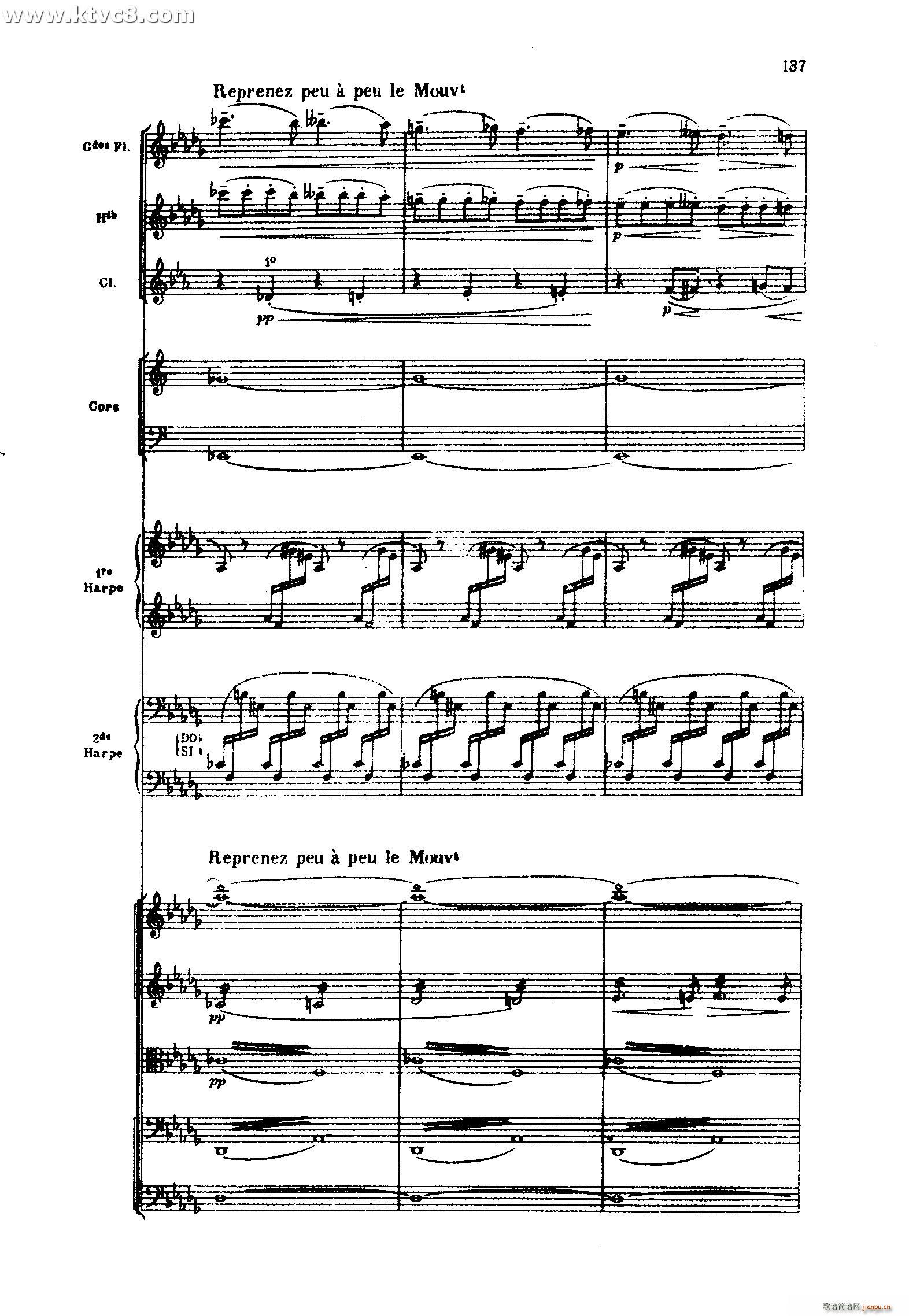 海 三首交响素描之三 风与海的对话(总谱)37