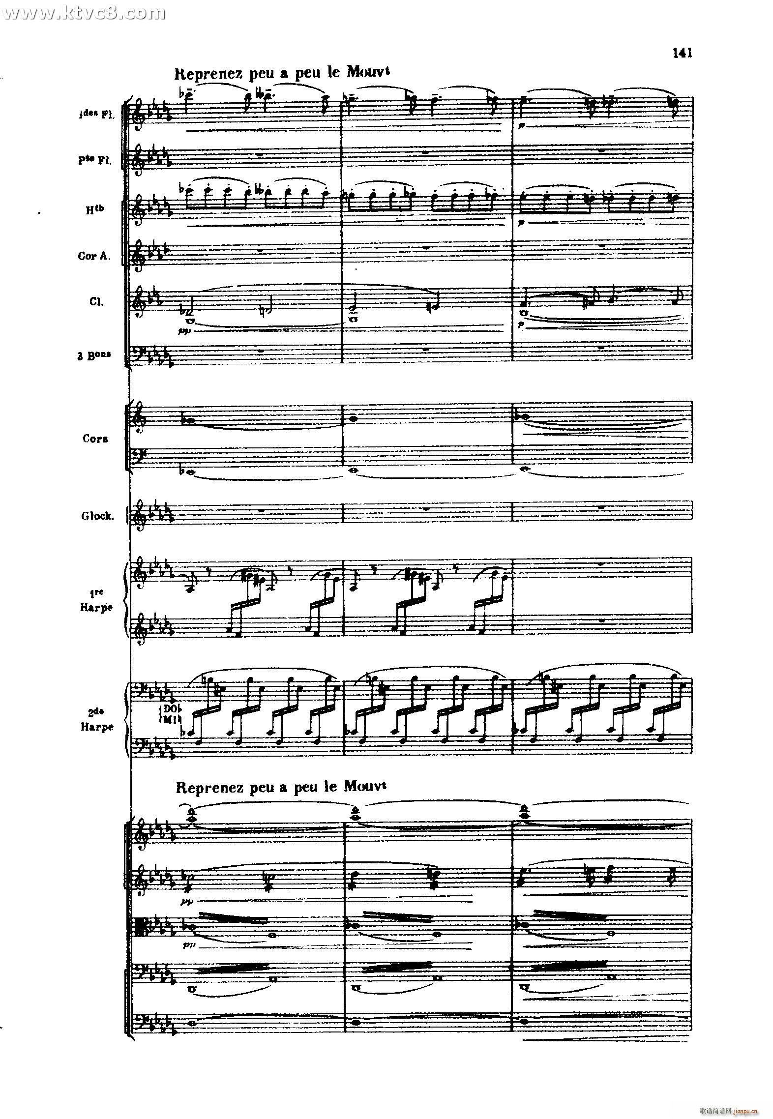 海 三首交响素描之三 风与海的对话(总谱)41