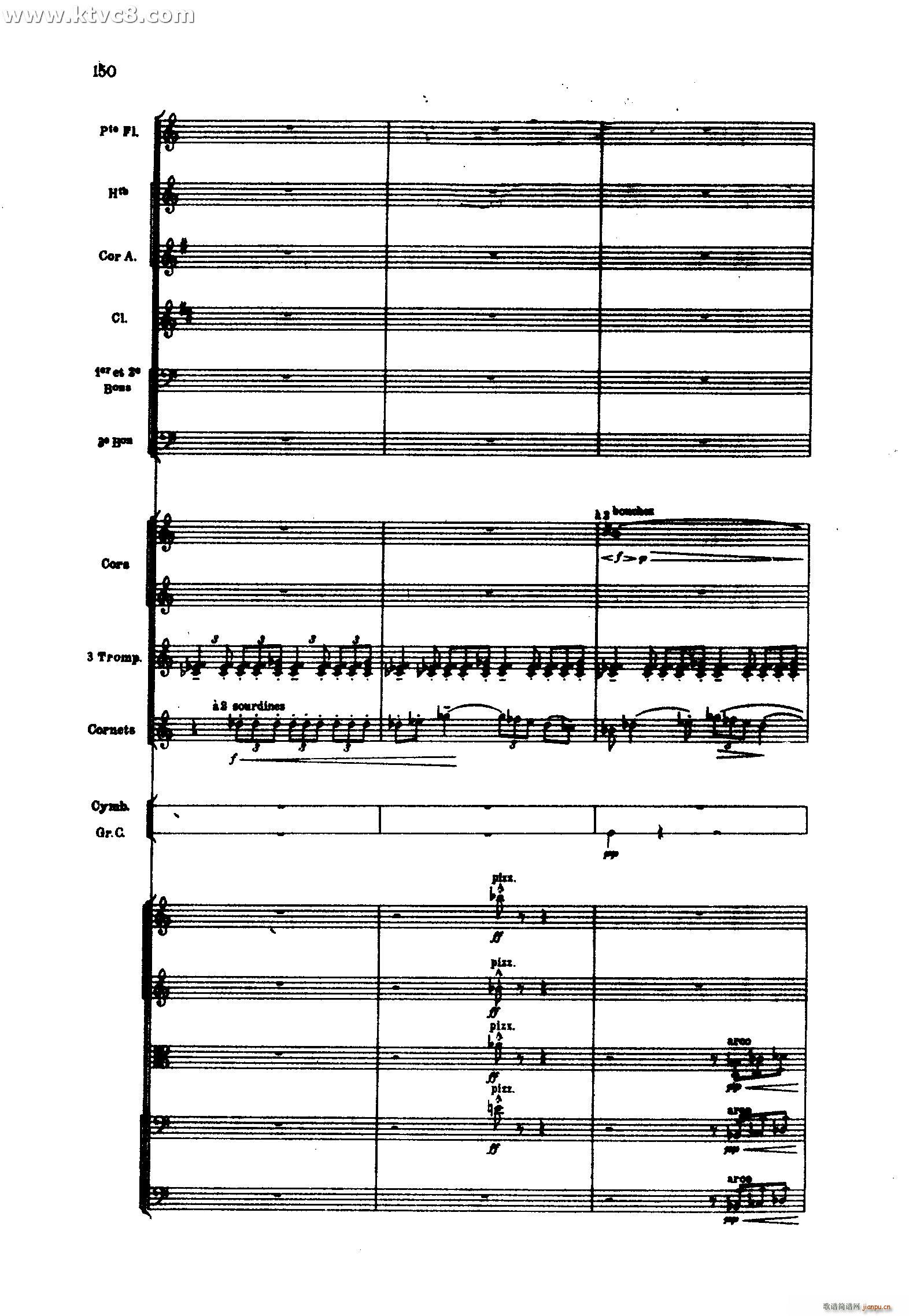 海 三首交响素描之三 风与海的对话(总谱)50