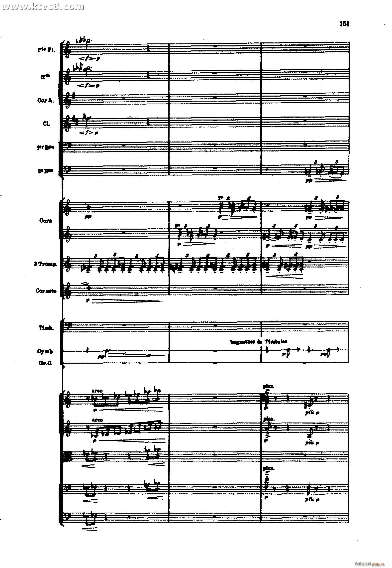 海 三首交响素描之三 风与海的对话(总谱)51