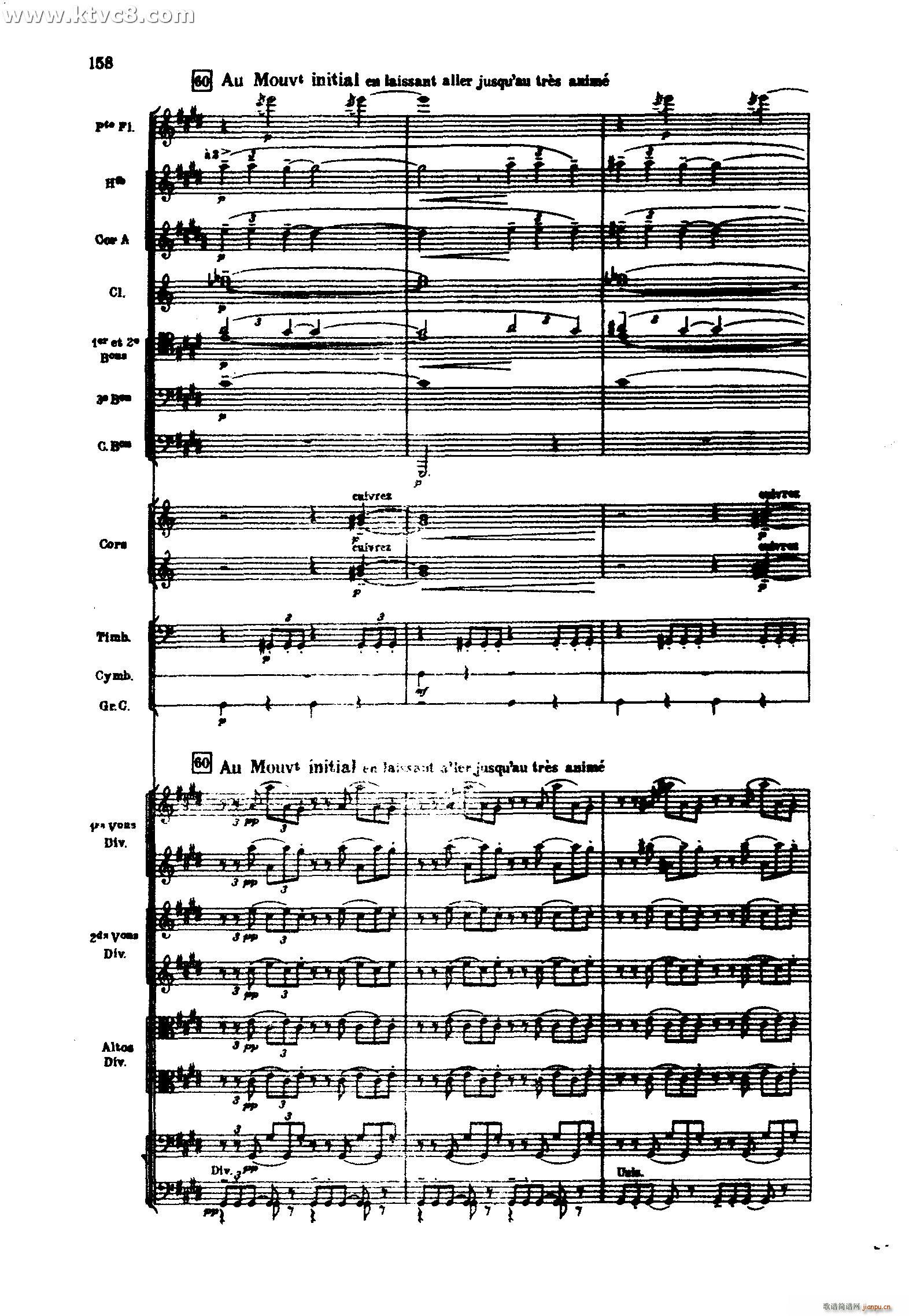 海 三首交响素描之三 风与海的对话(总谱)58