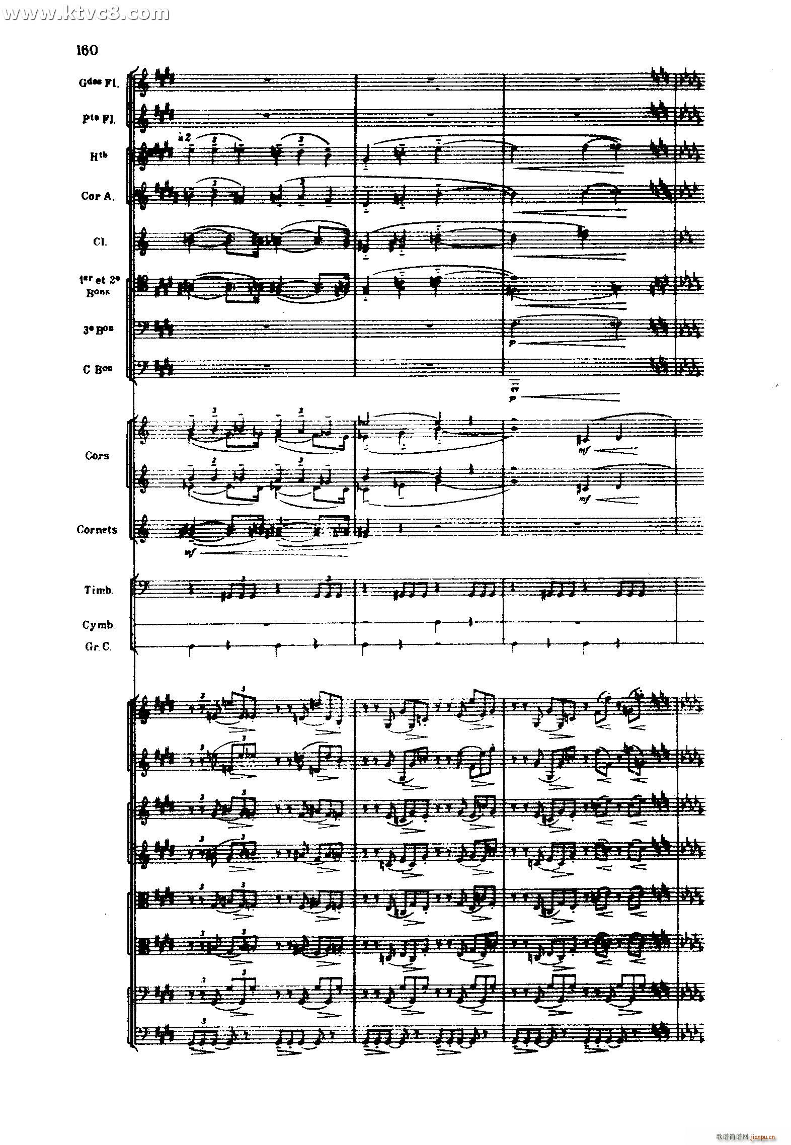 海 三首交响素描之三 风与海的对话(总谱)60