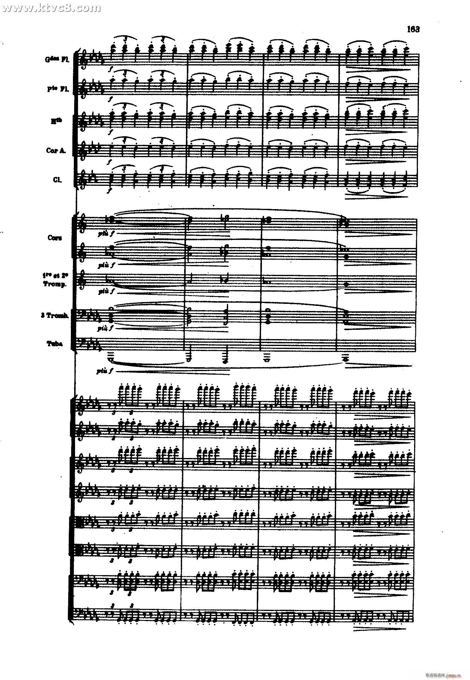 海 三首交响素描之三 风与海的对话(总谱)63