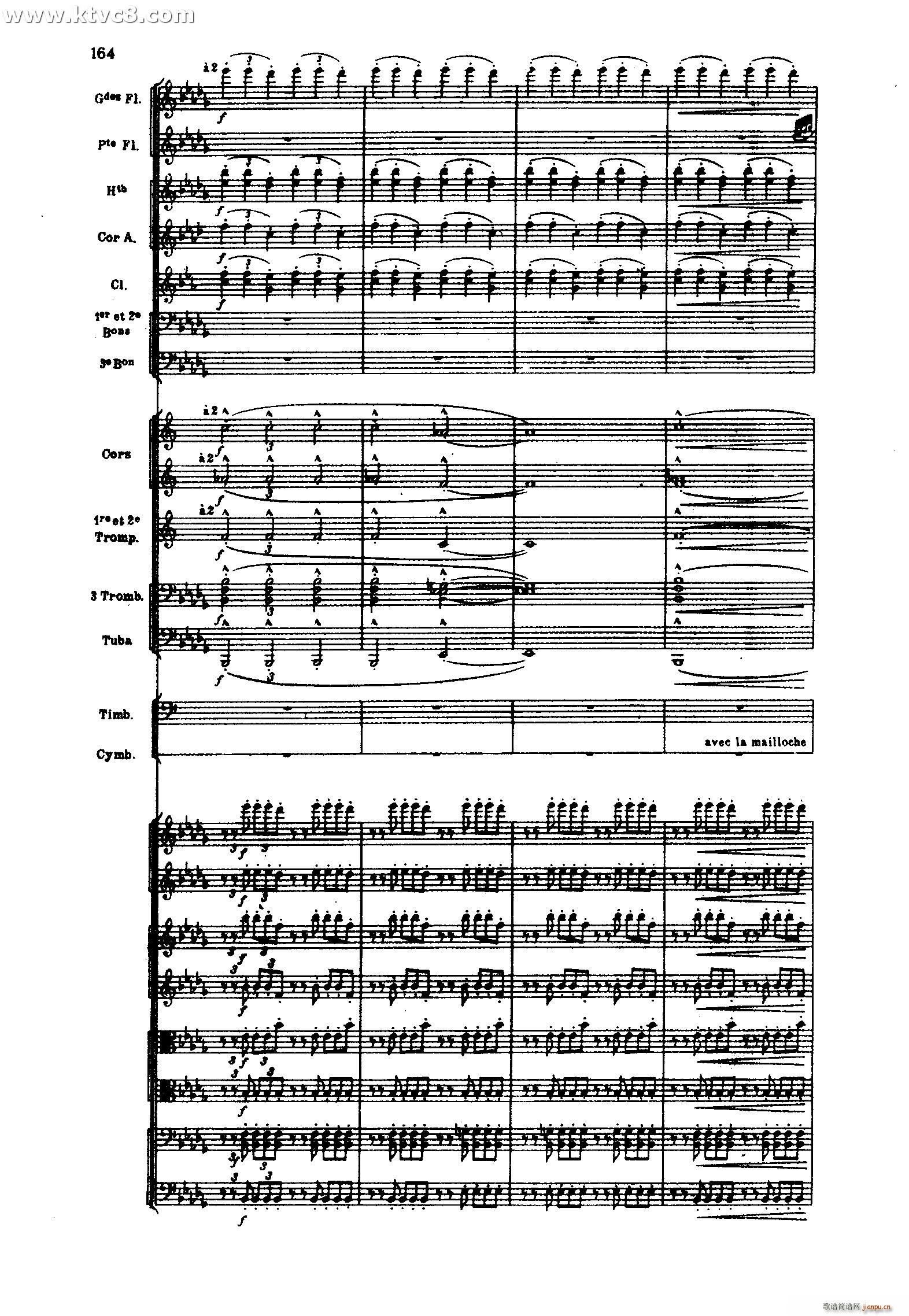海 三首交响素描之三 风与海的对话(总谱)64