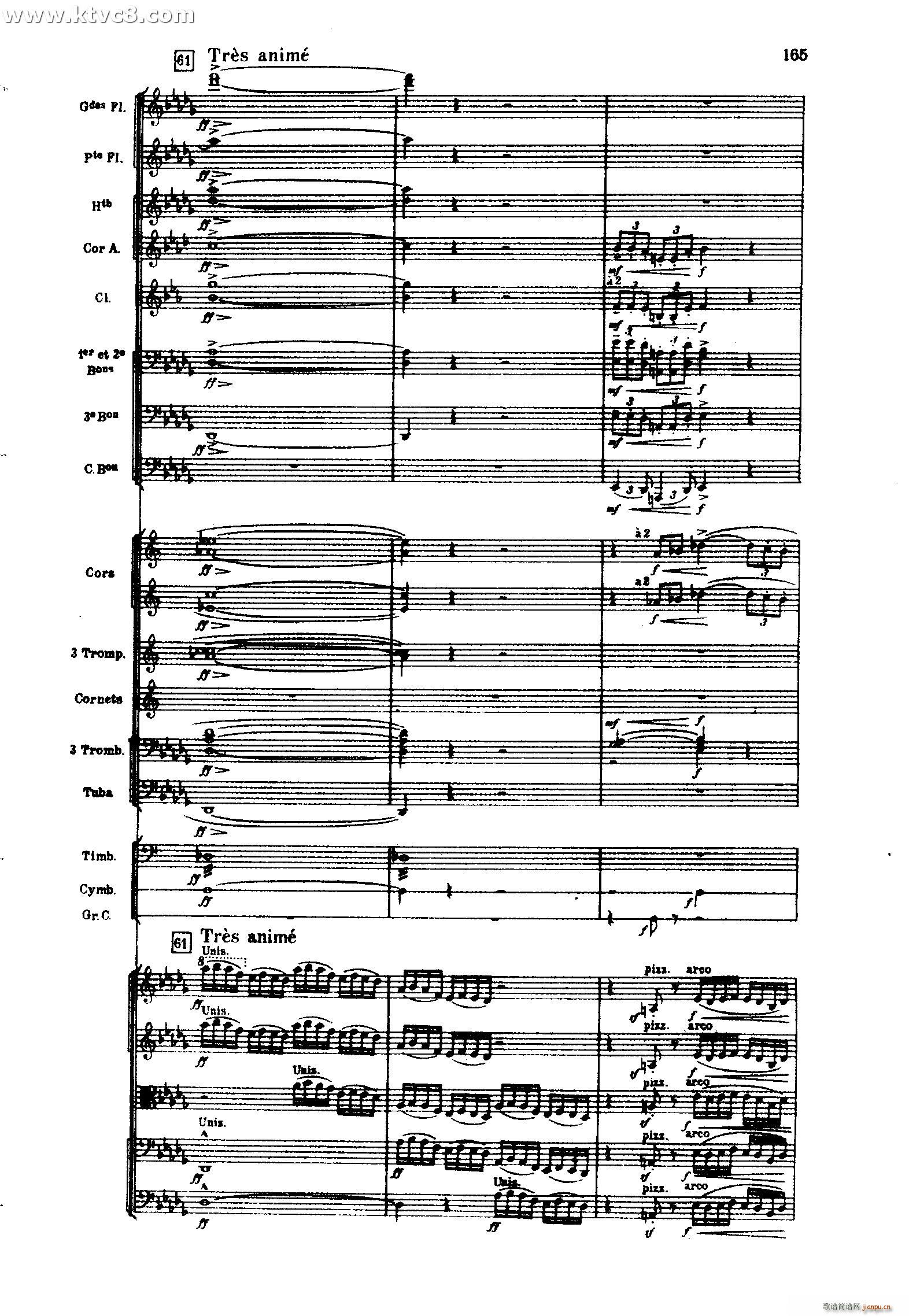 海 三首交响素描之三 风与海的对话(总谱)65