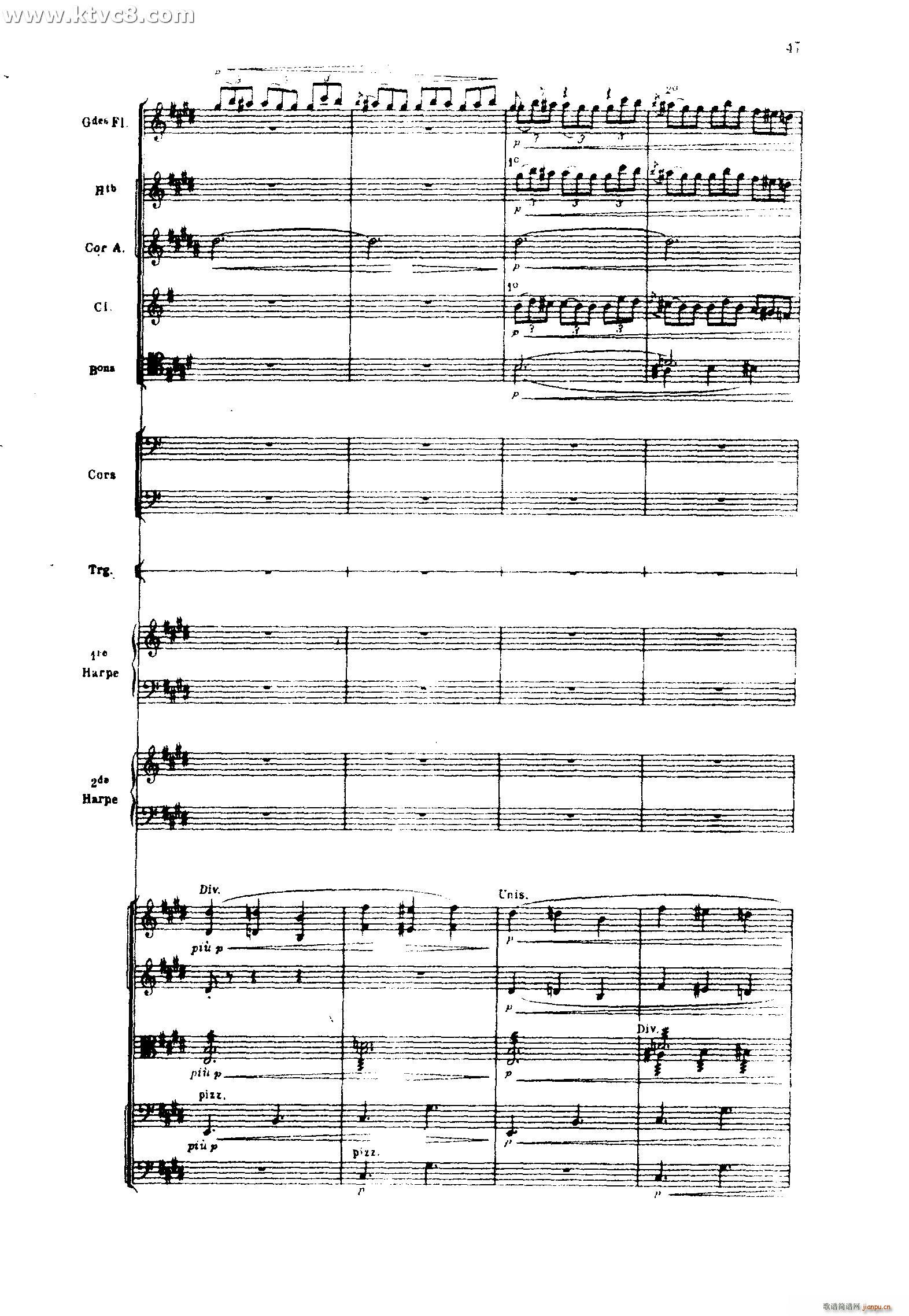 海 三首交响素描之二 浪的嬉戏(总谱)9