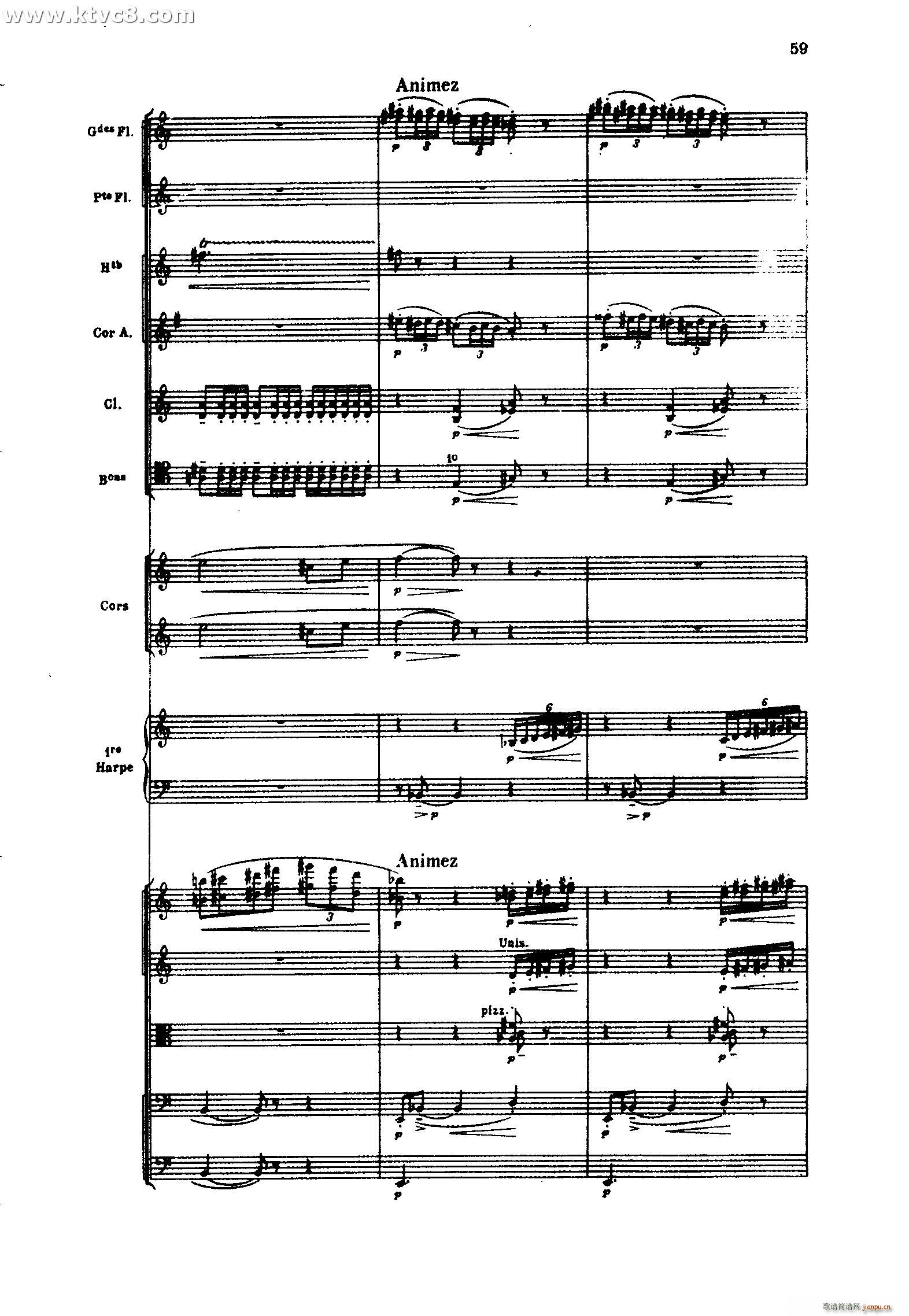 海 三首交响素描之二 浪的嬉戏(总谱)21