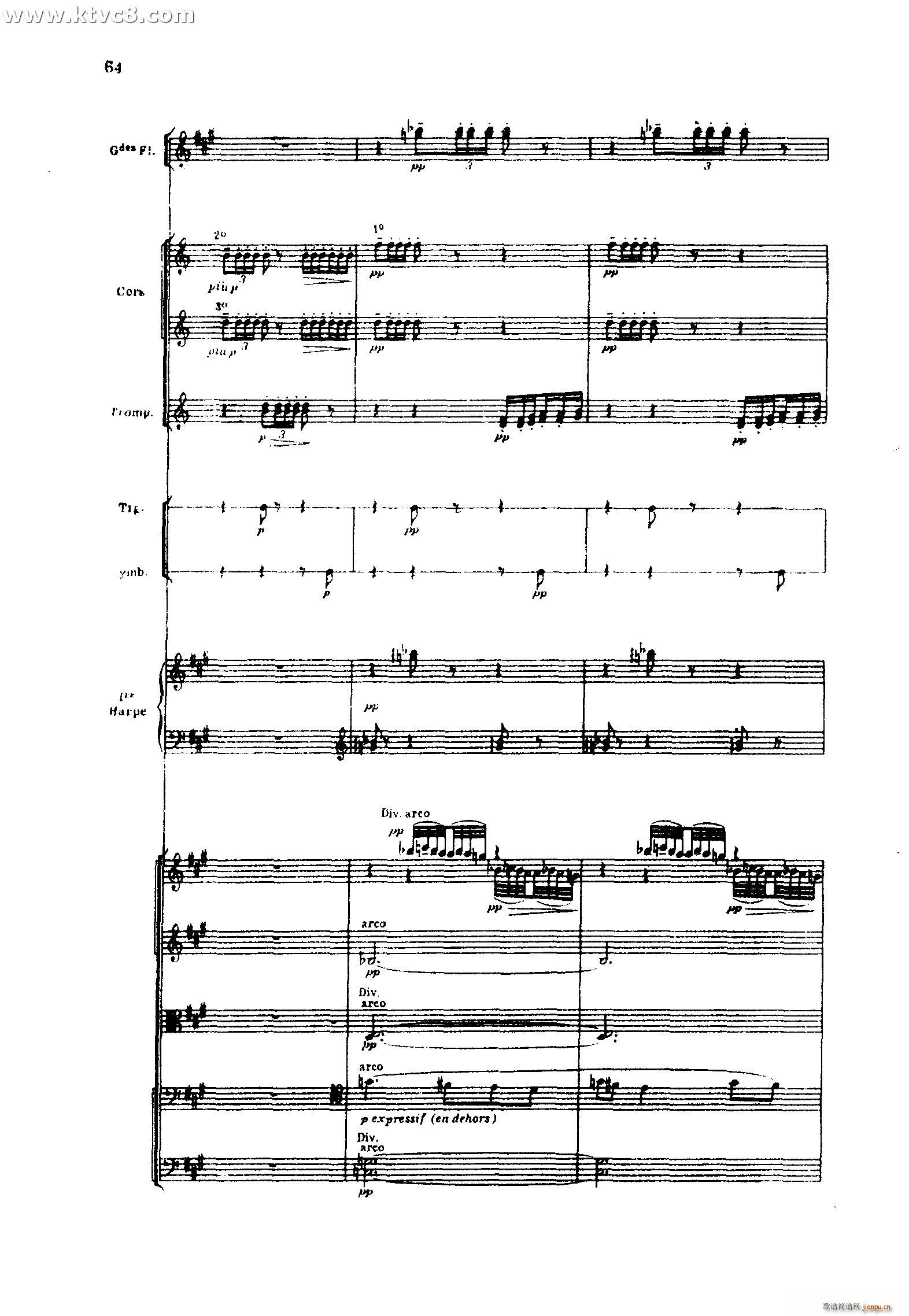 海 三首交响素描之二 浪的嬉戏(总谱)26