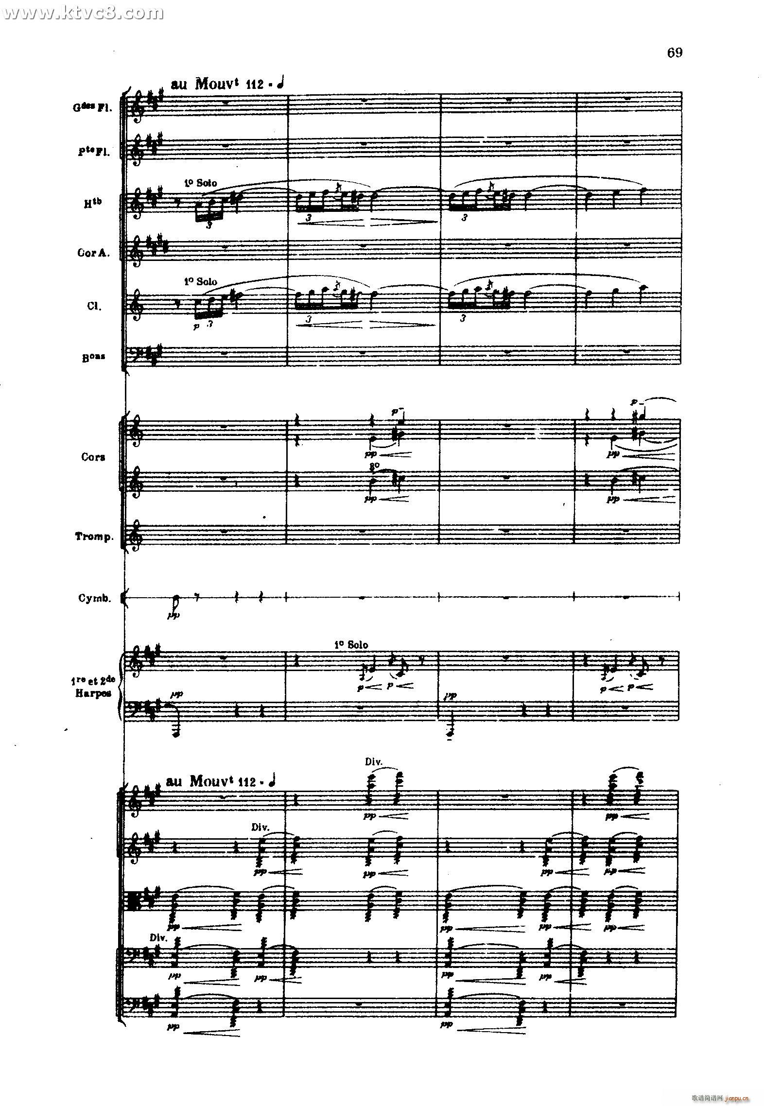 海 三首交响素描之二 浪的嬉戏(总谱)31