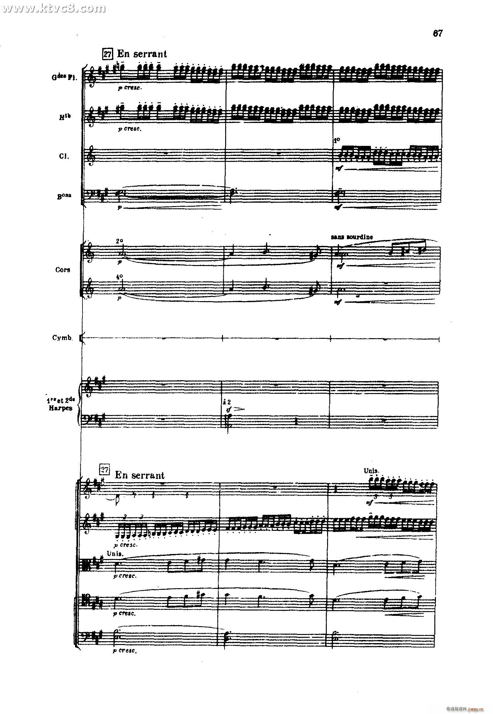 海 三首交响素描之二 浪的嬉戏(总谱)29