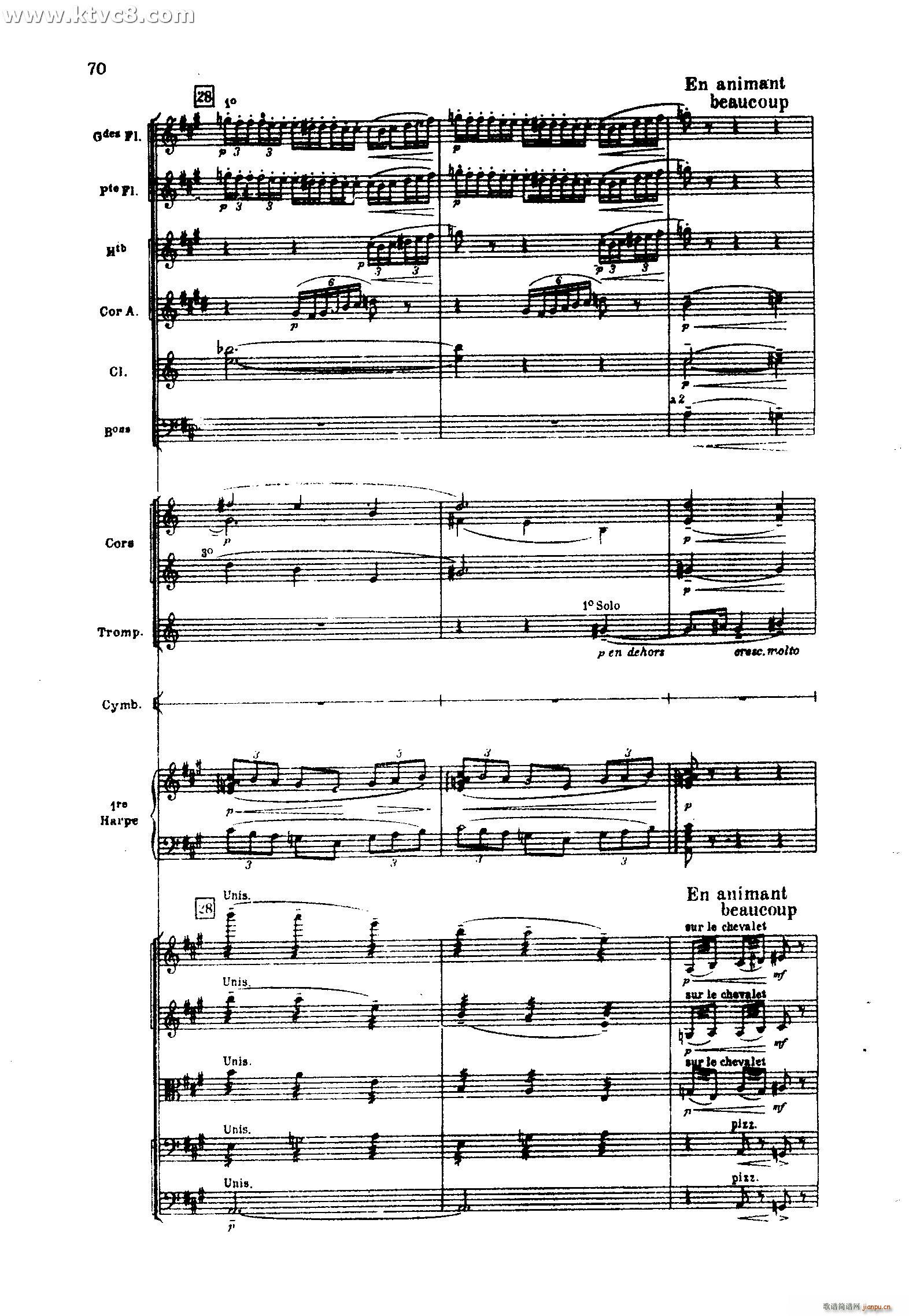 海 三首交响素描之二 浪的嬉戏(总谱)32