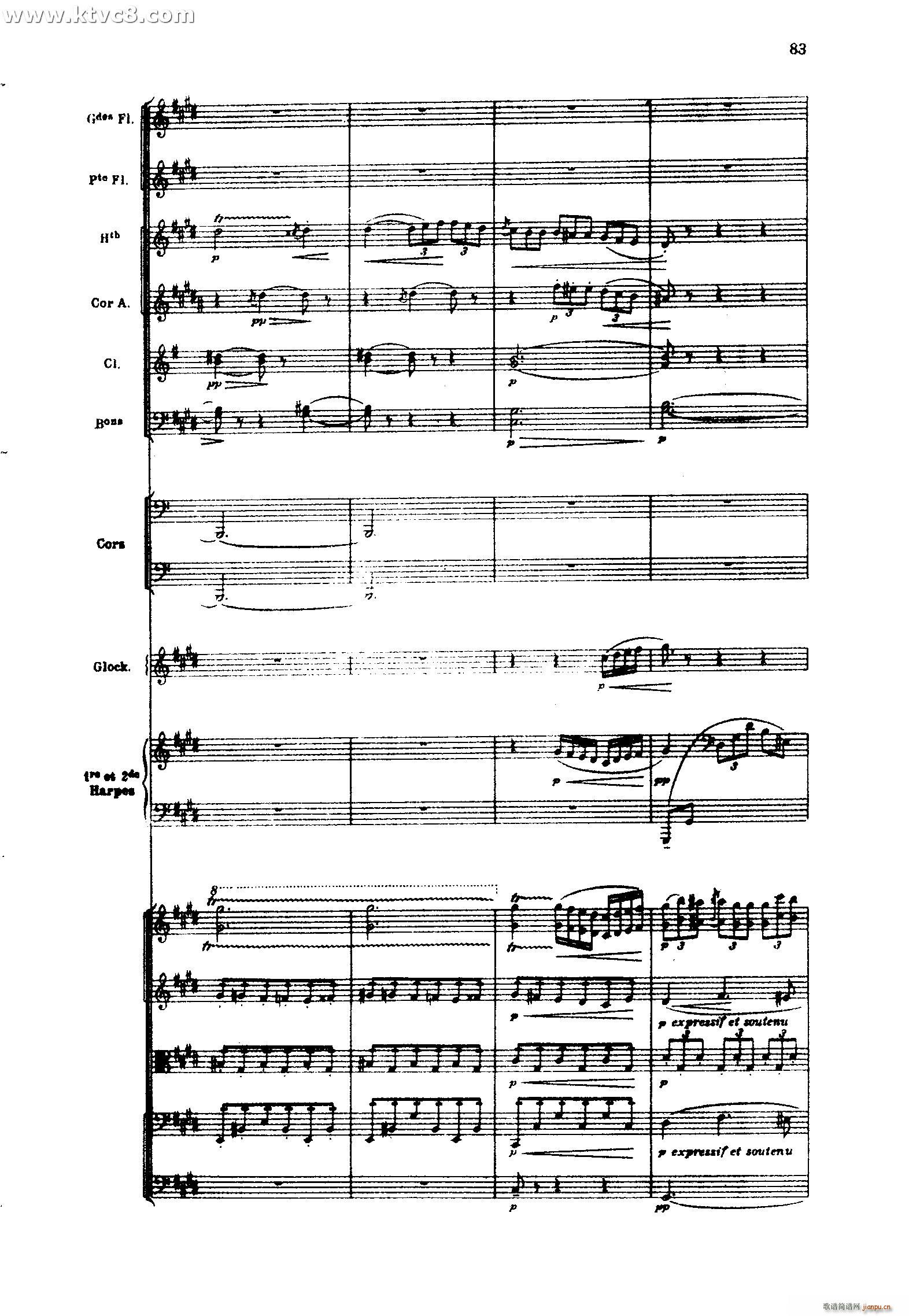 海 三首交响素描之二 浪的嬉戏(总谱)39