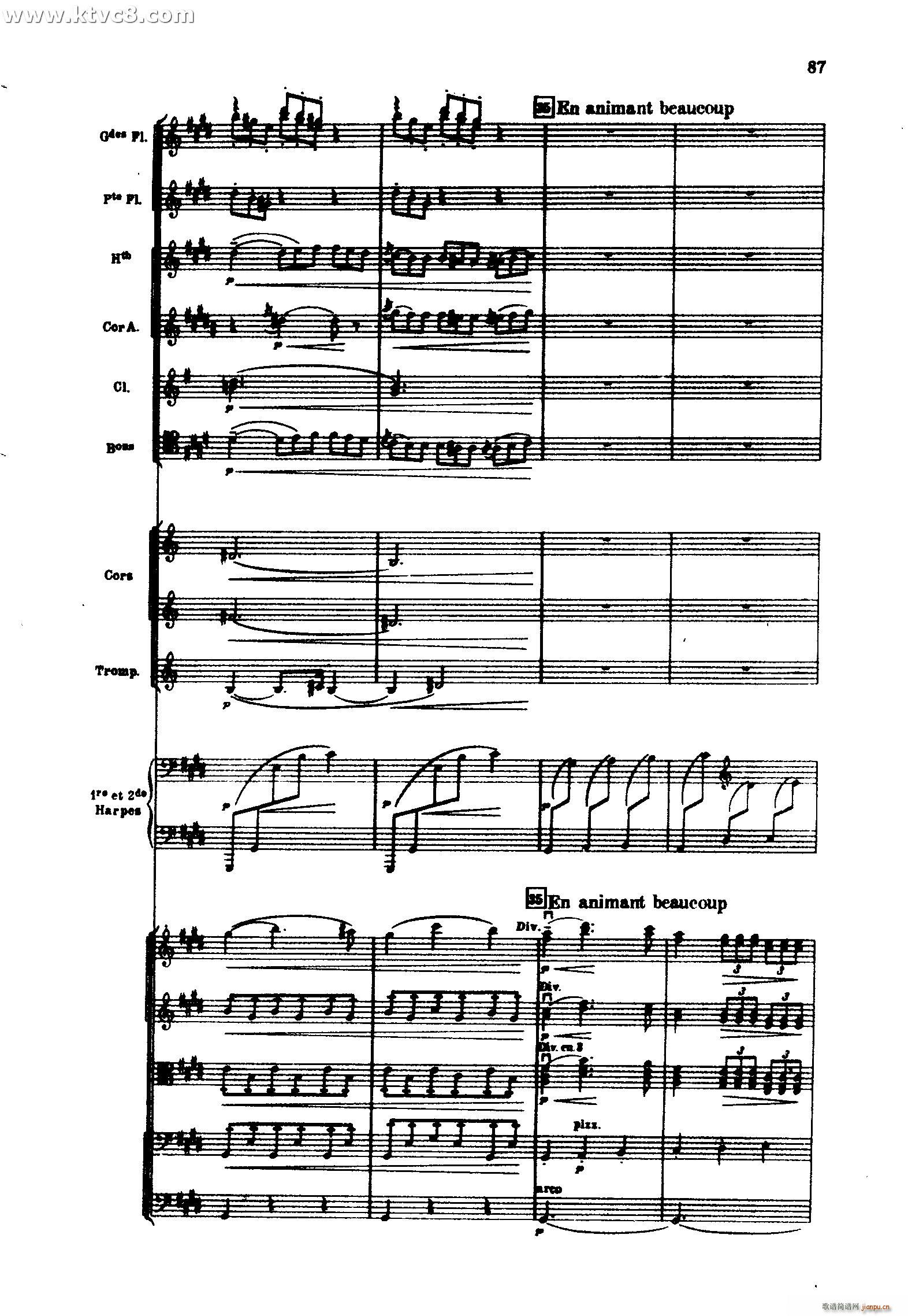 海 三首交响素描之二 浪的嬉戏(总谱)49