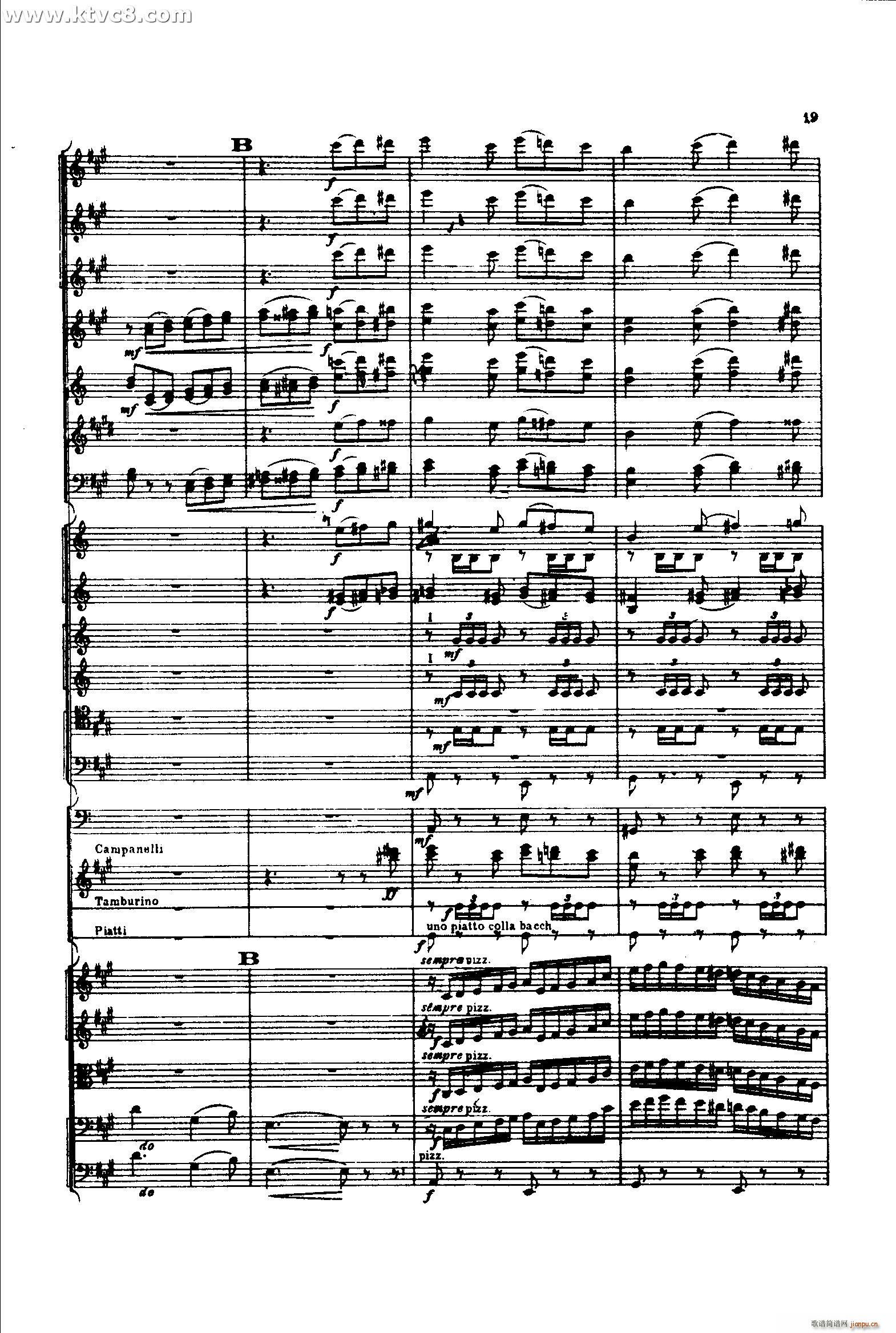 意大利随想曲1 共两部分(总谱)18