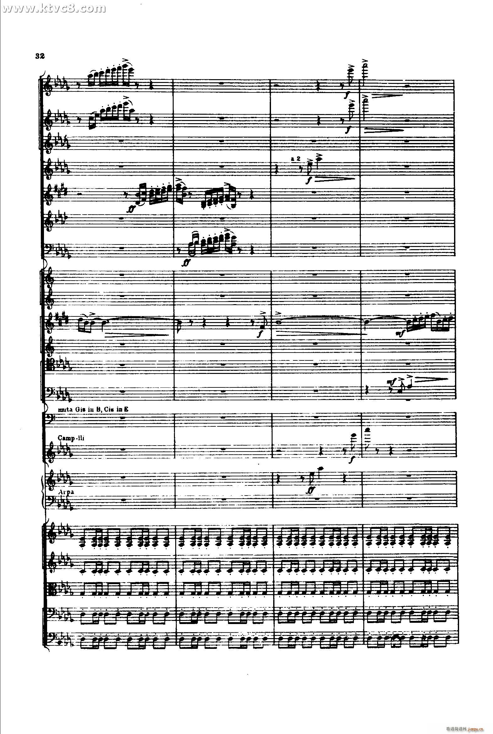 意大利随想曲1 共两部分(总谱)31