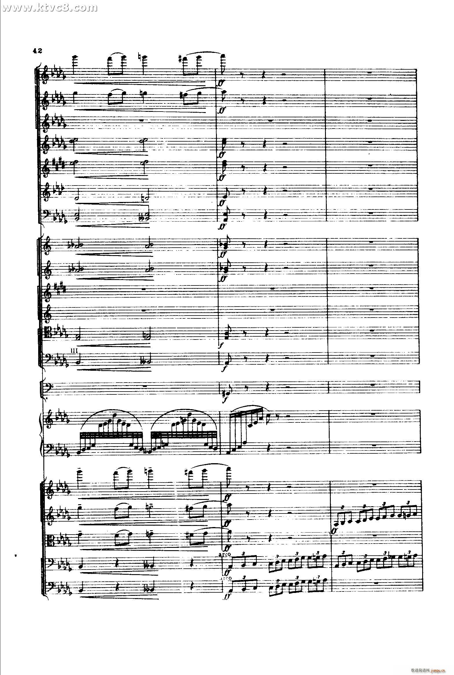 意大利随想曲1 共两部分(总谱)41