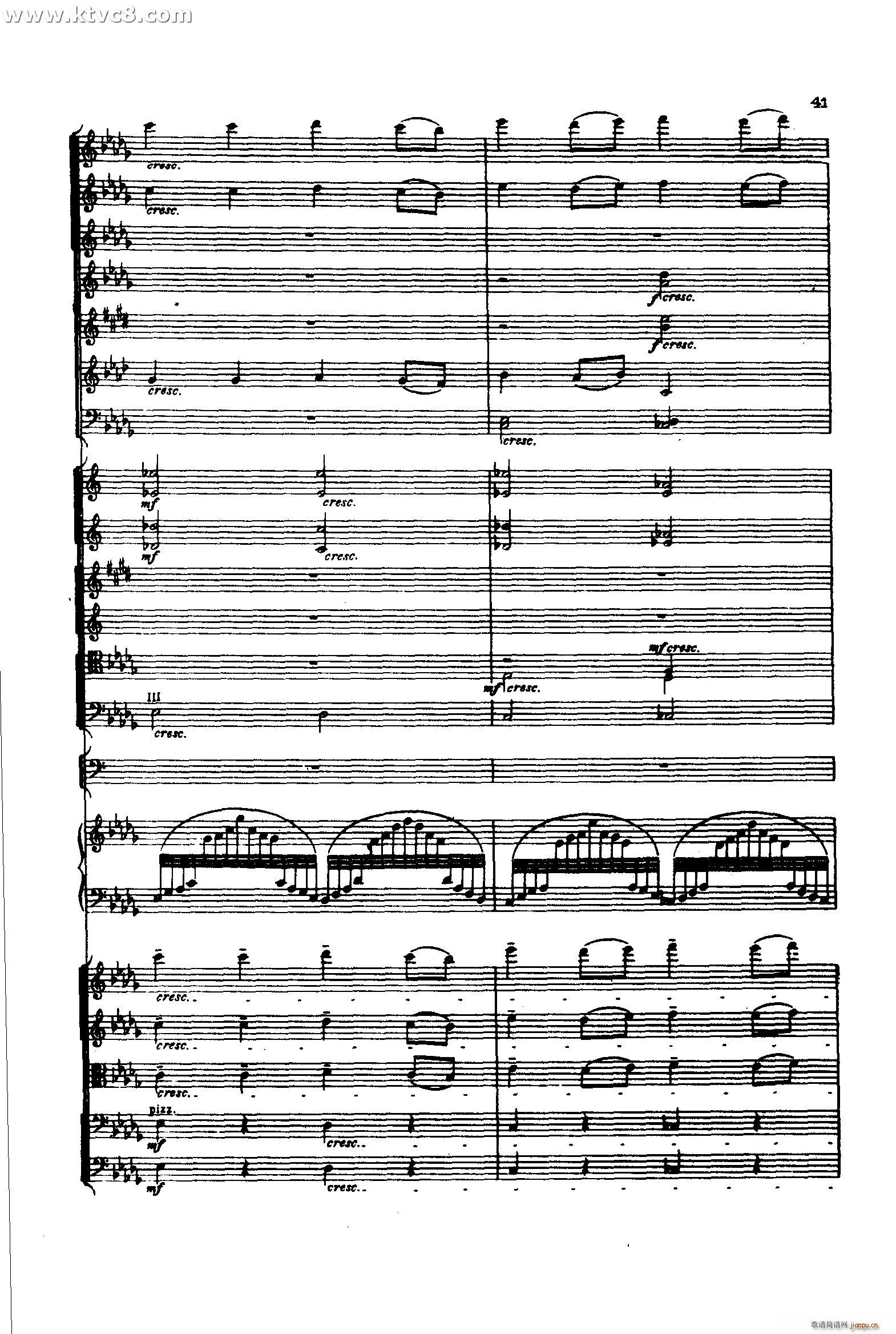 意大利随想曲1 共两部分(总谱)40